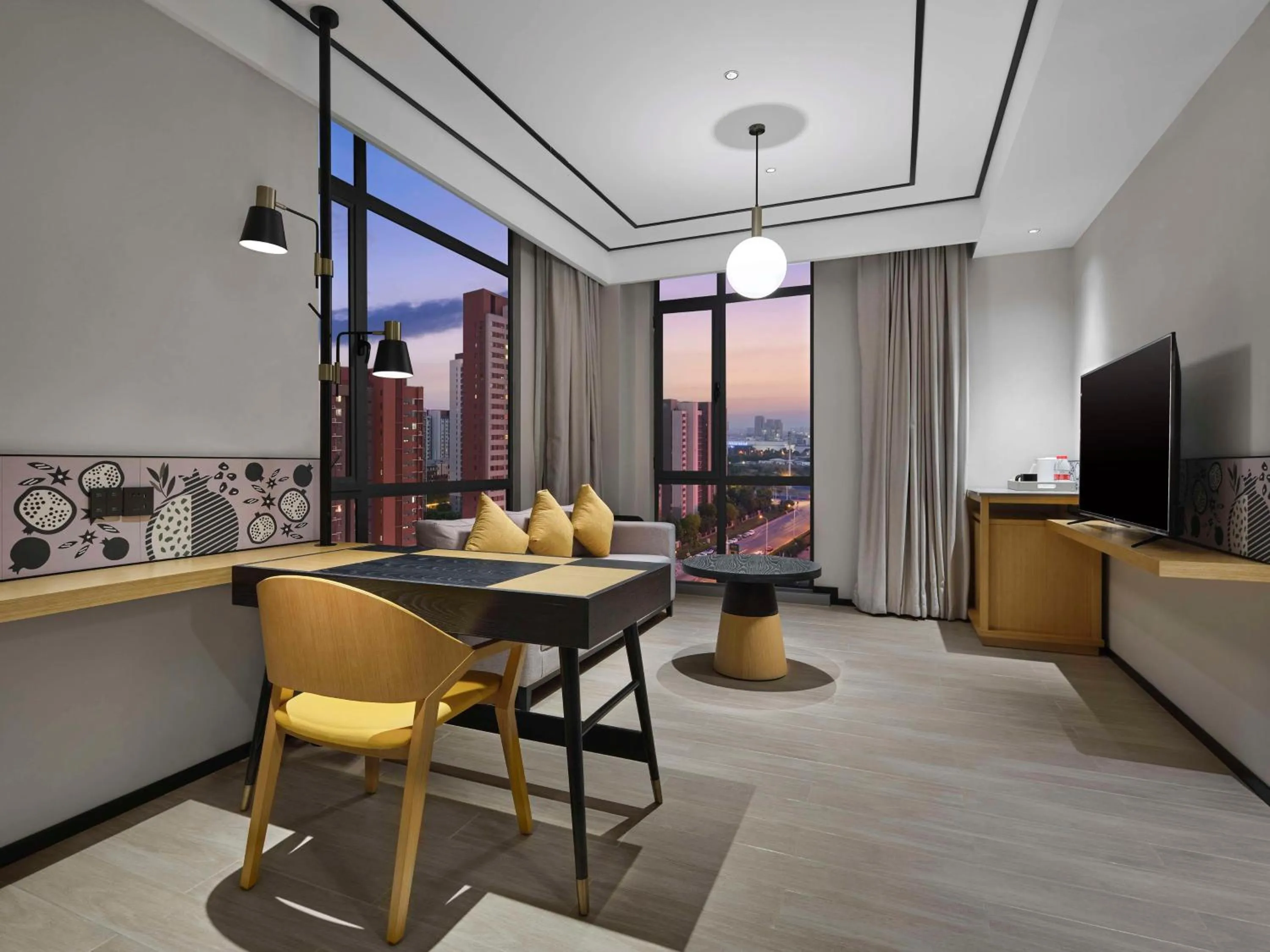 Living room in Hilton Garden Inn Tianjin Huayuan