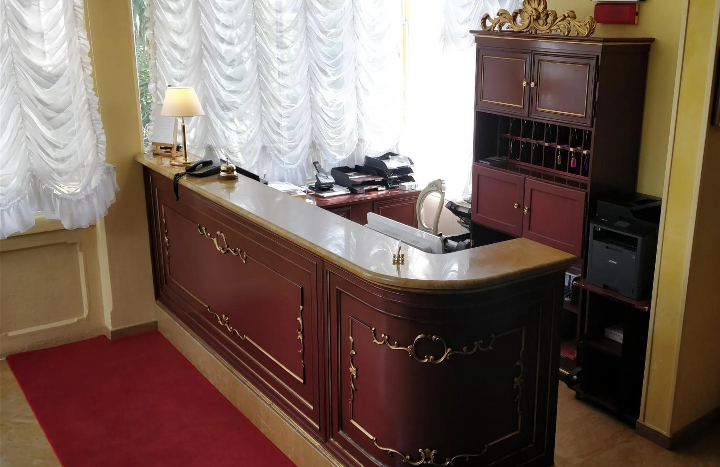 Lobby or reception in Hotel Villa Delle Palme