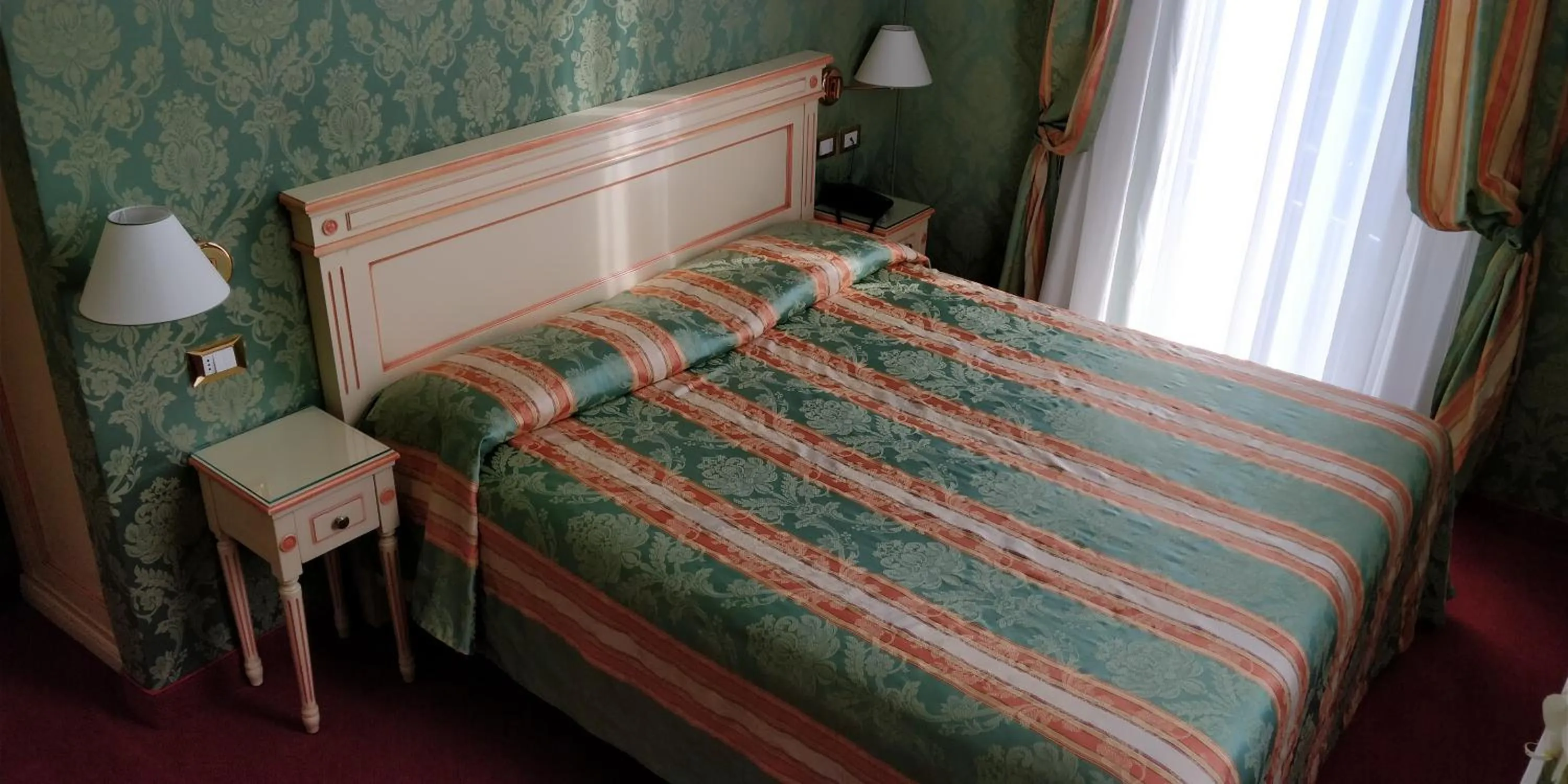 Bed in Hotel Villa Delle Palme