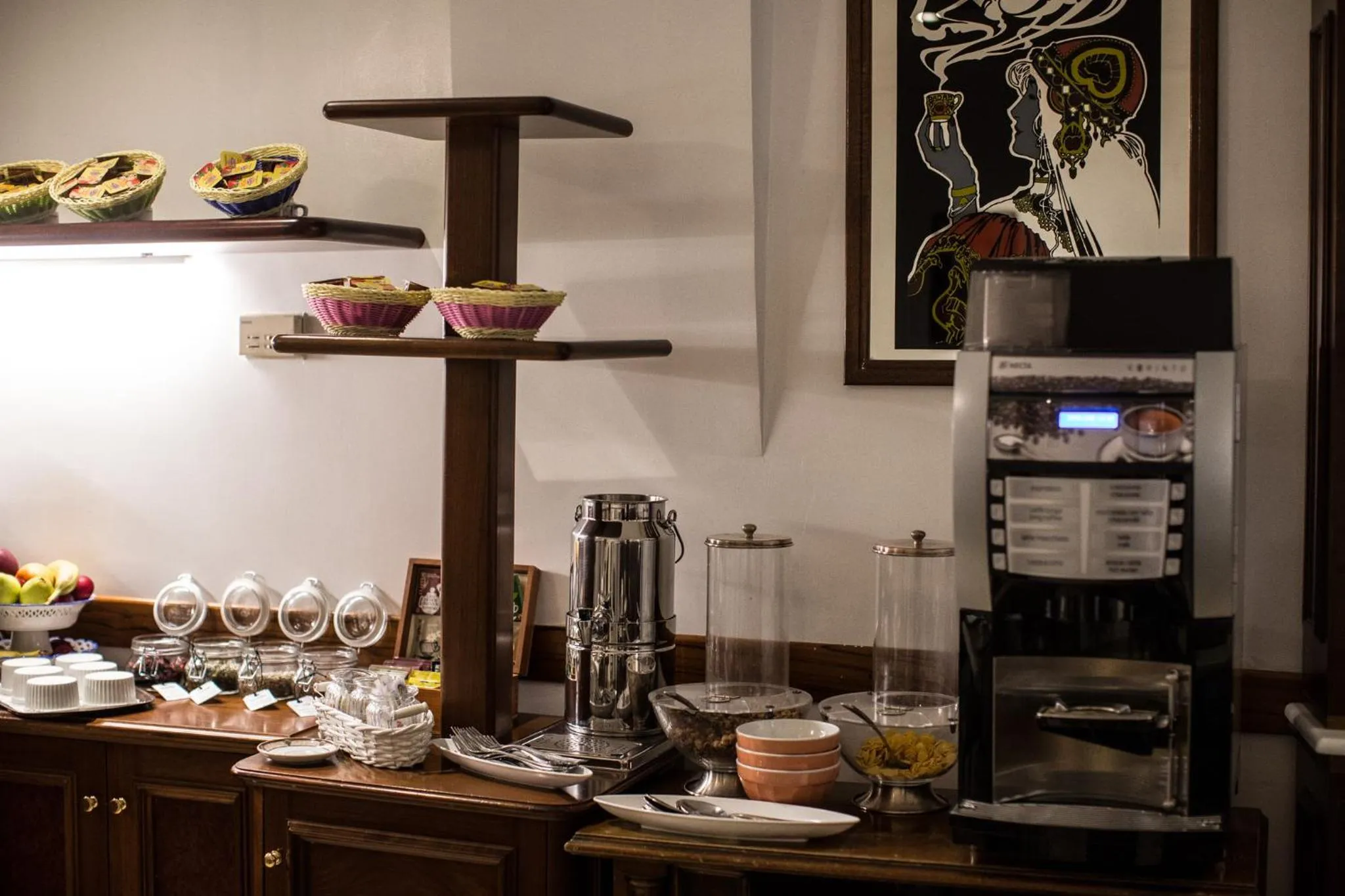 Buffet breakfast in Hotel Grifo