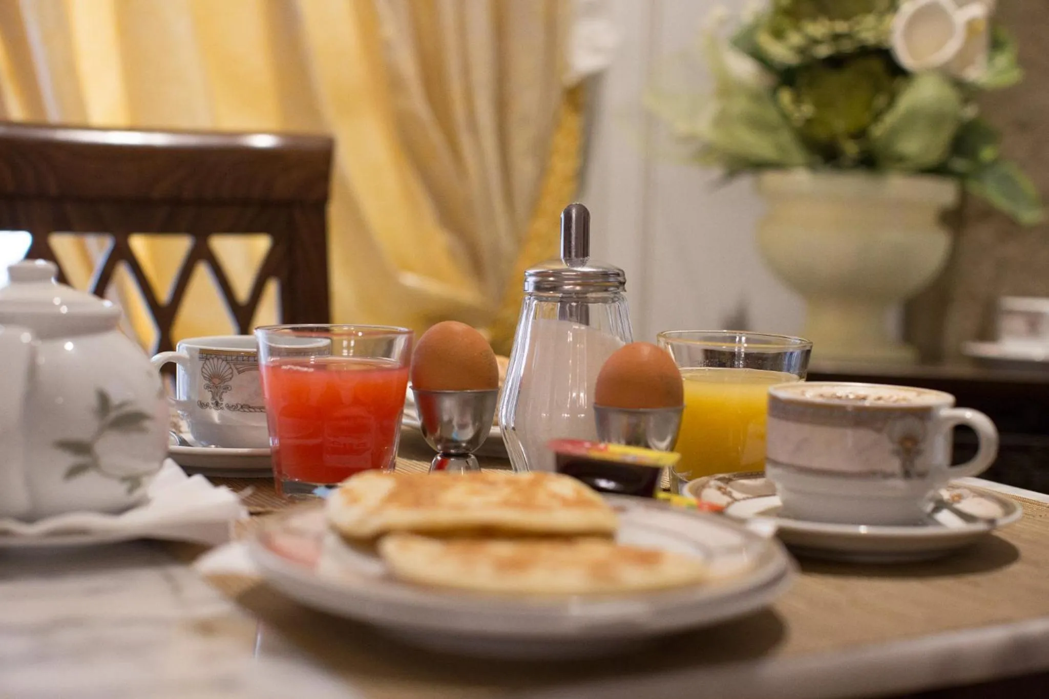 Continental breakfast in Hotel Grifo