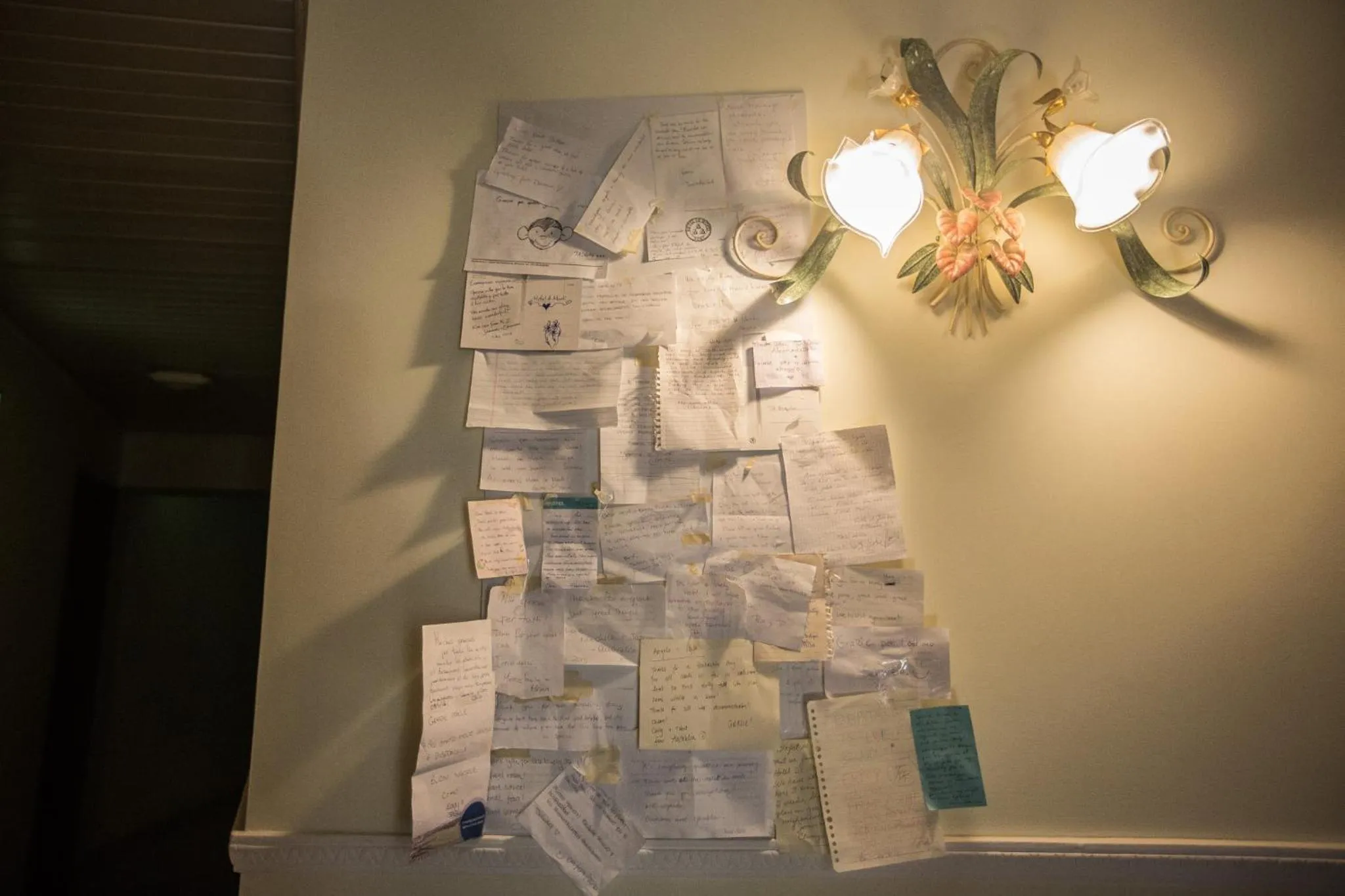 Decorative detail in Hotel Grifo