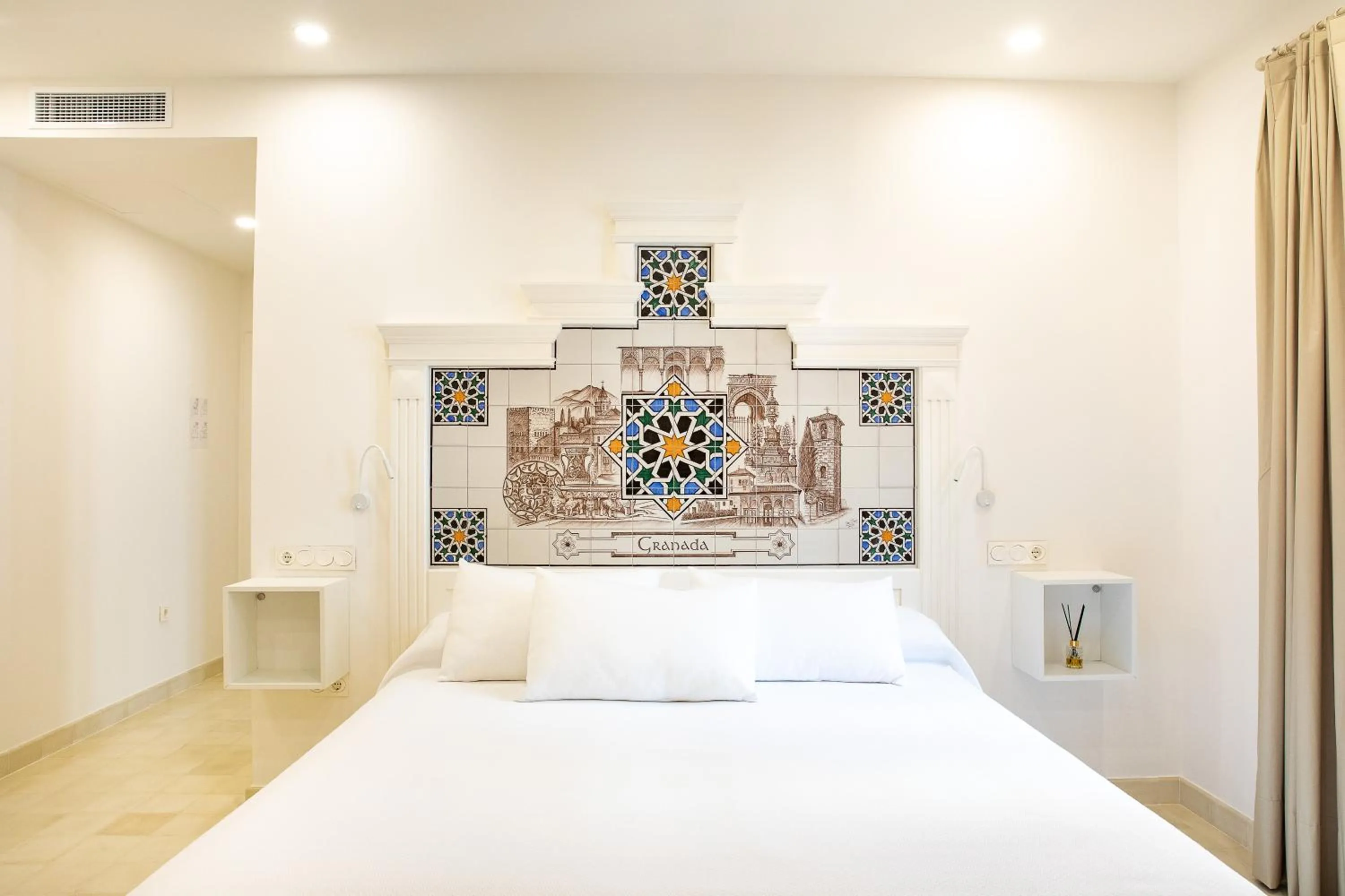 Bed in Posada Boutique El Gallo Morón