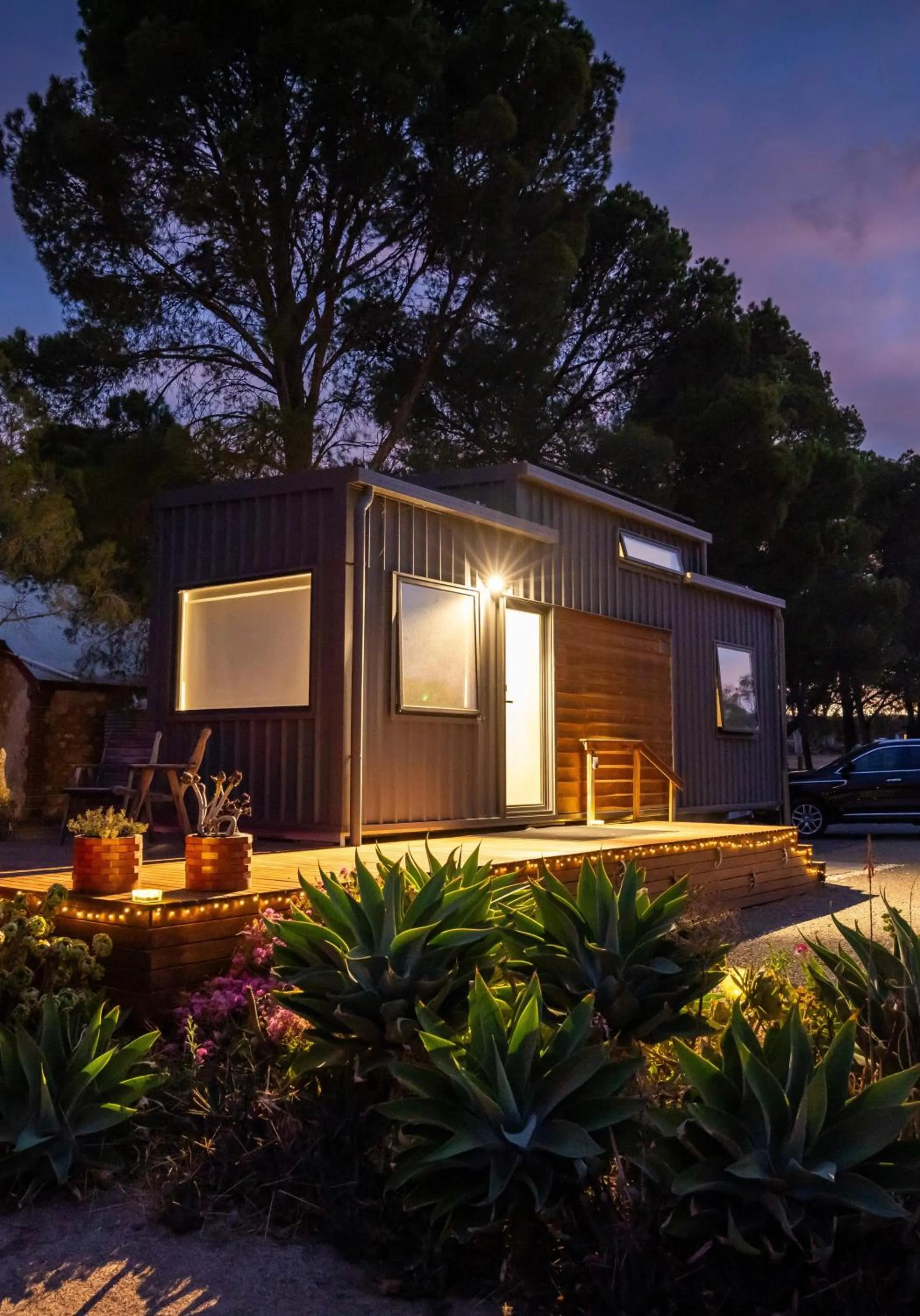 Property building in Pink Lake Tiny House - 'Peony'