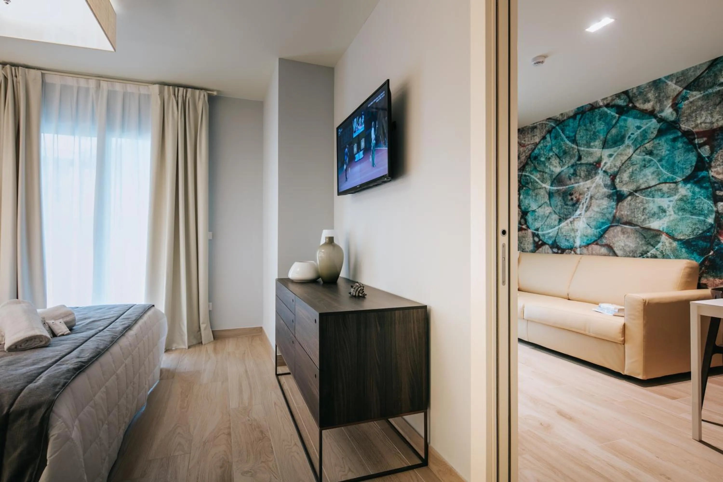 Bed in Aparthotel Touring