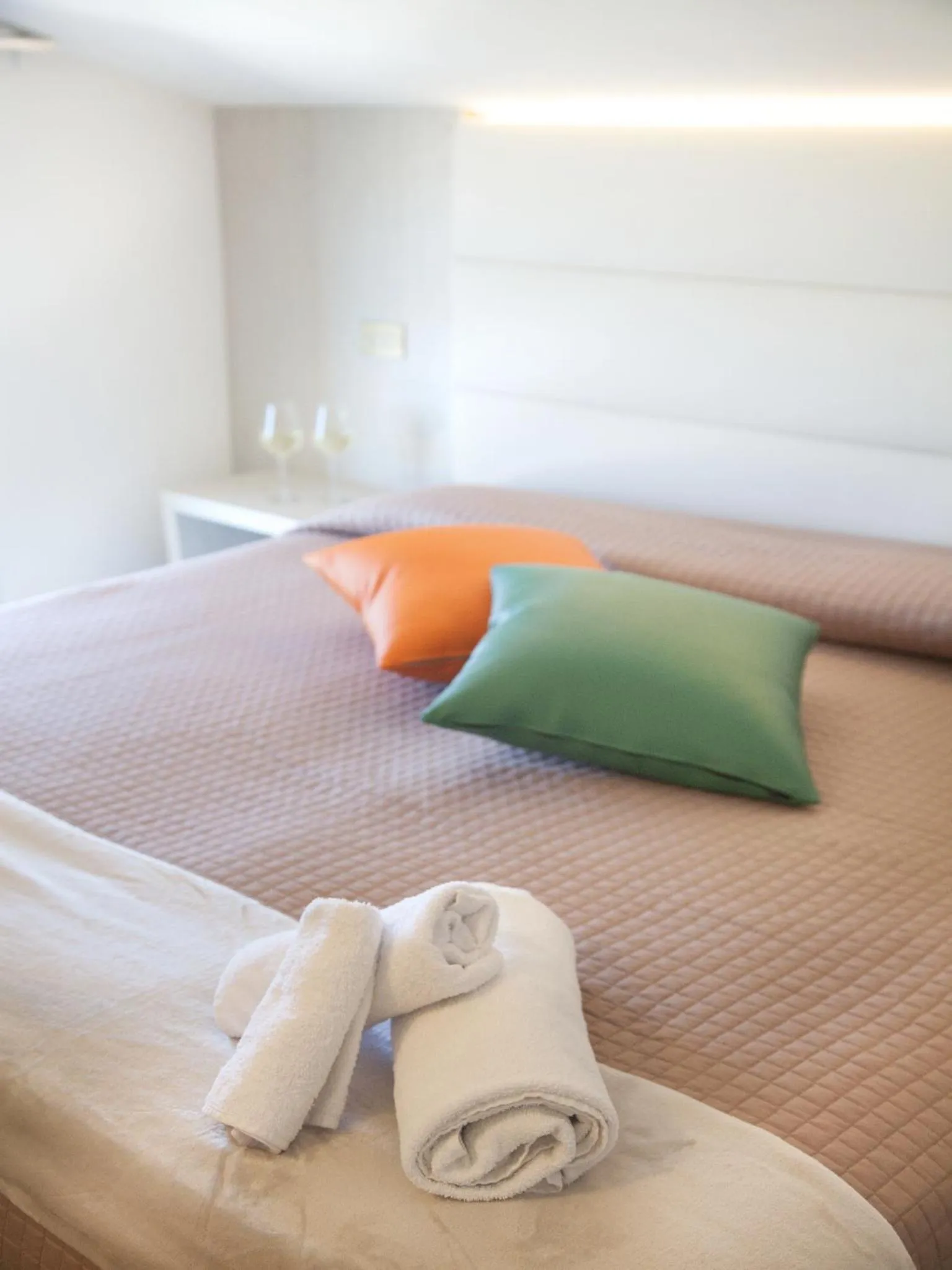 Bed in Riviera Mare Beach Life Hotel