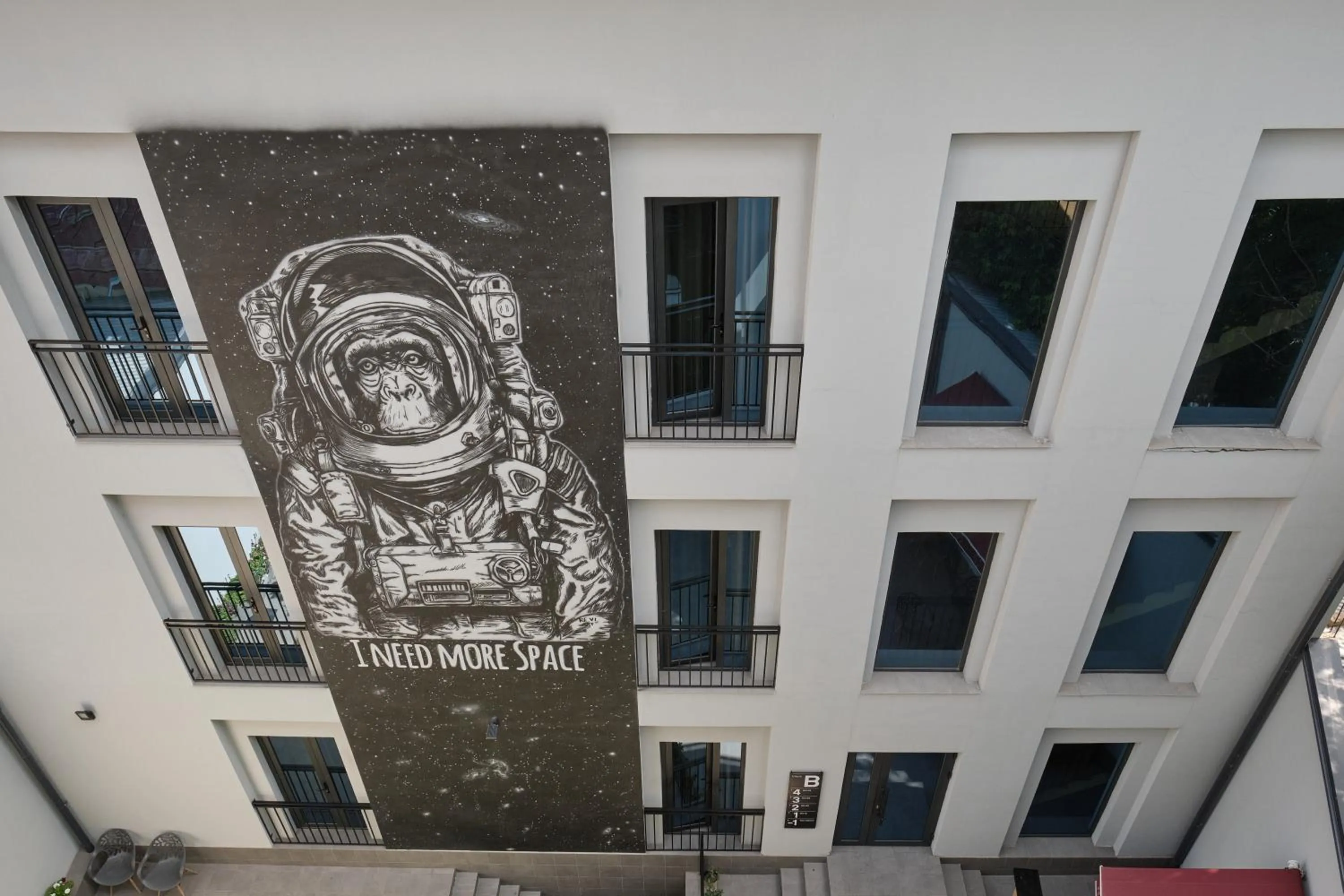 Garden view in Sapiens Hotel