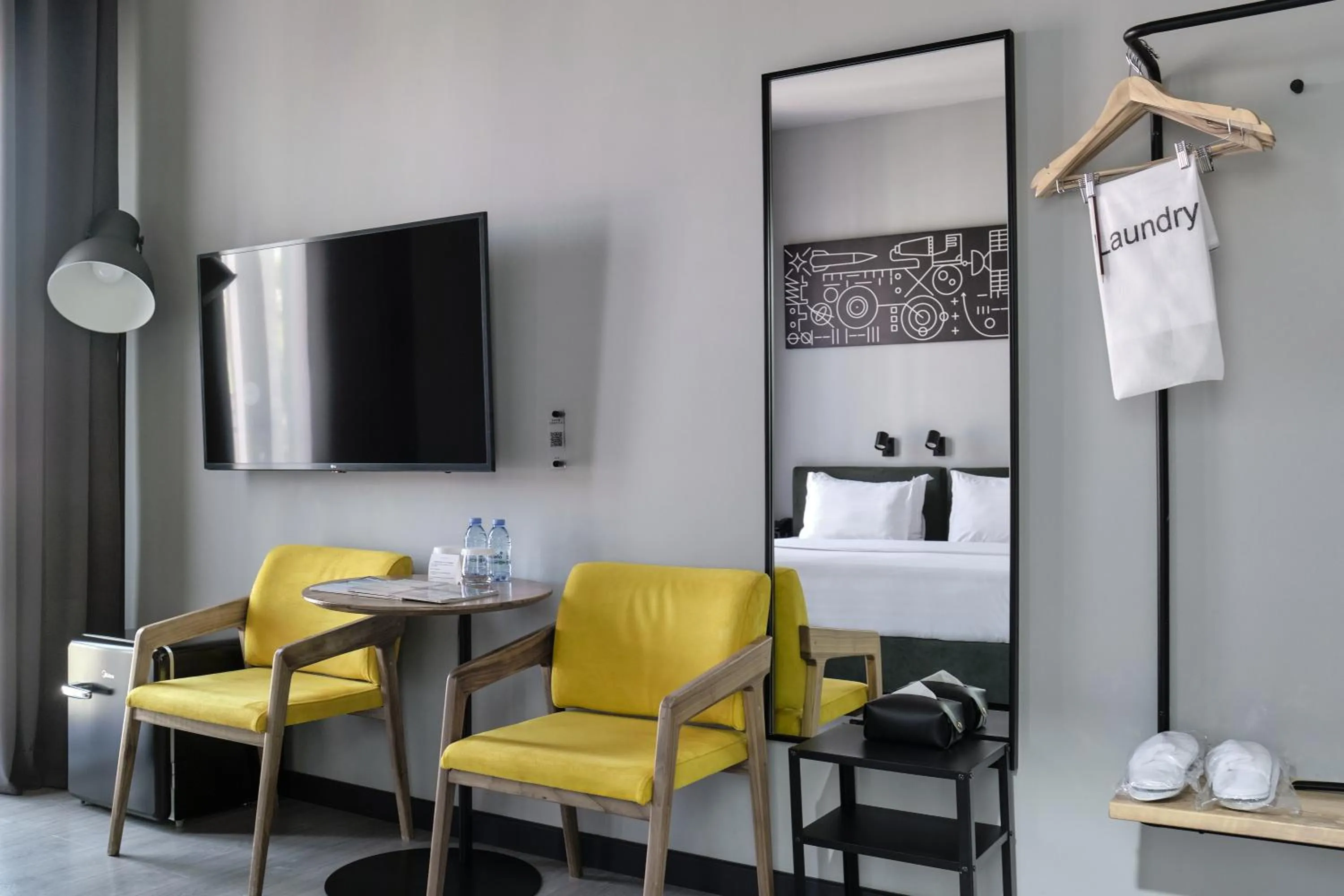 Decorative detail in Sapiens Hotel