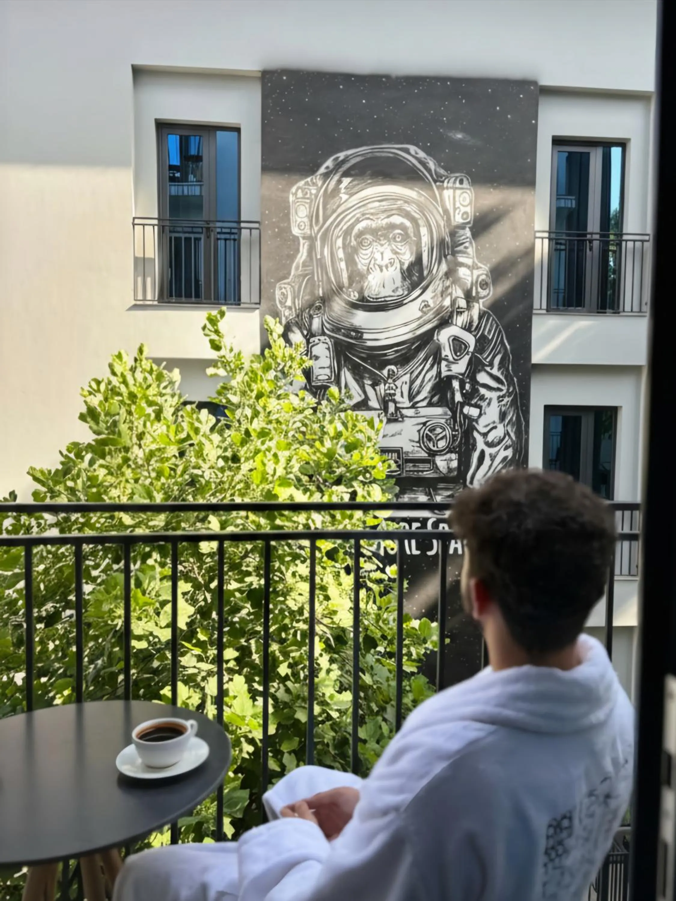 Balcony/Terrace in Sapiens Hotel