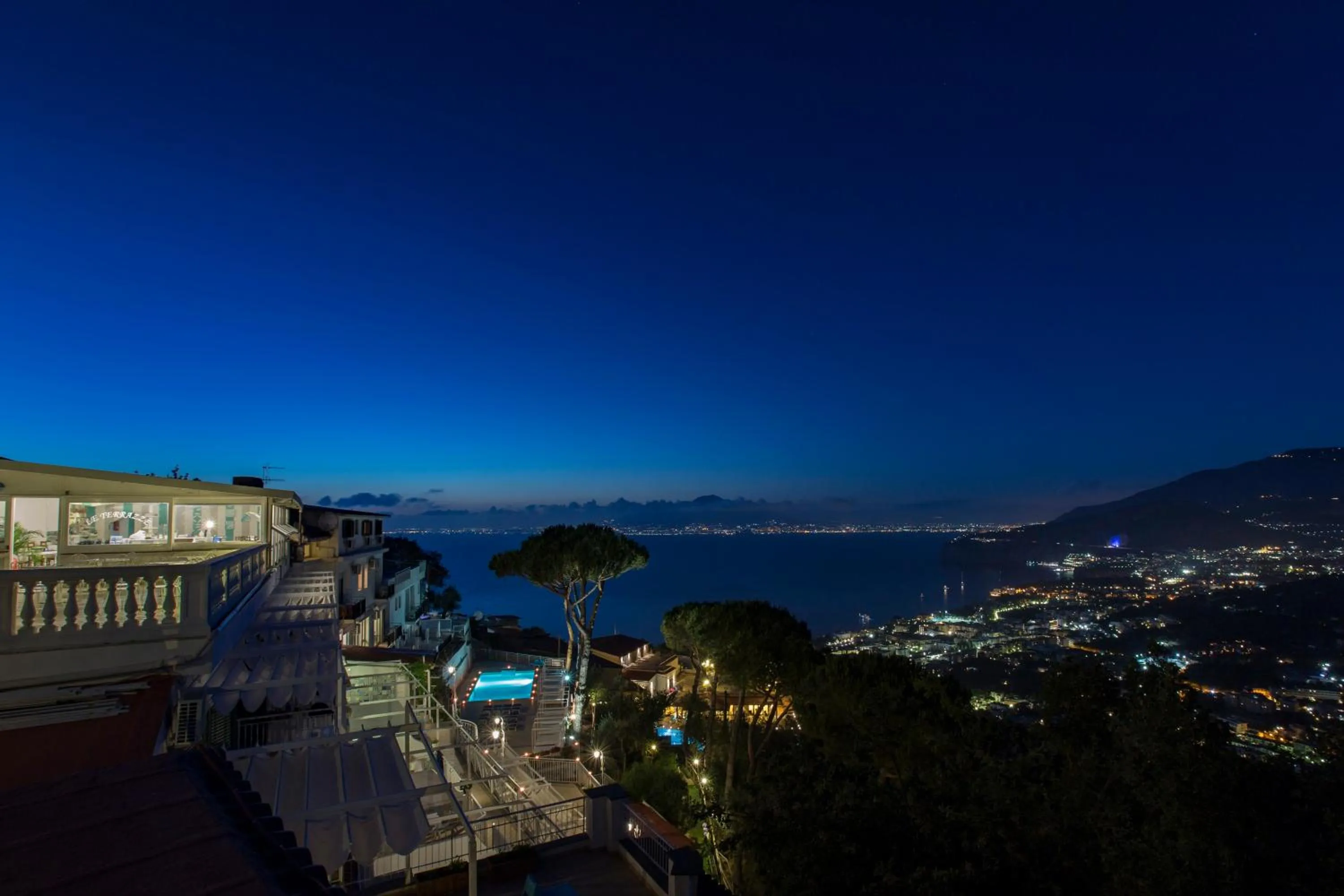 Pool view in Residence Le Terrazze
