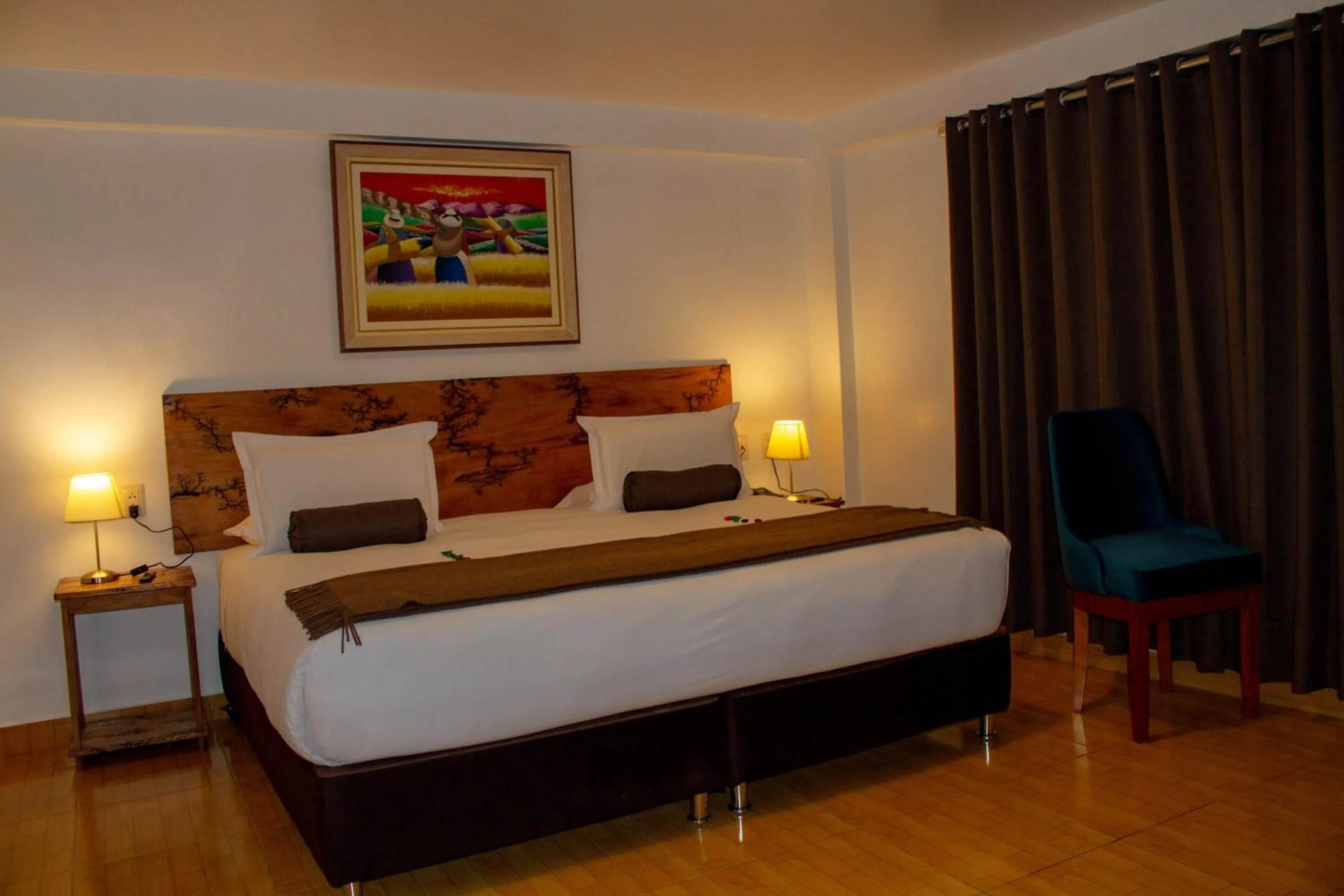 Bed in Hotel Tara Machupicchu