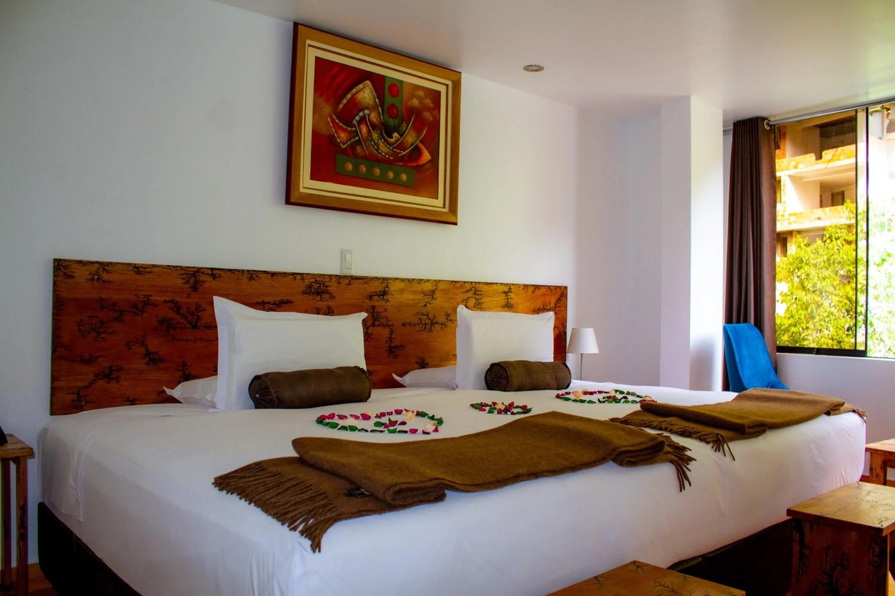 Photo of the whole room, Bed in Hotel Tara Machupicchu