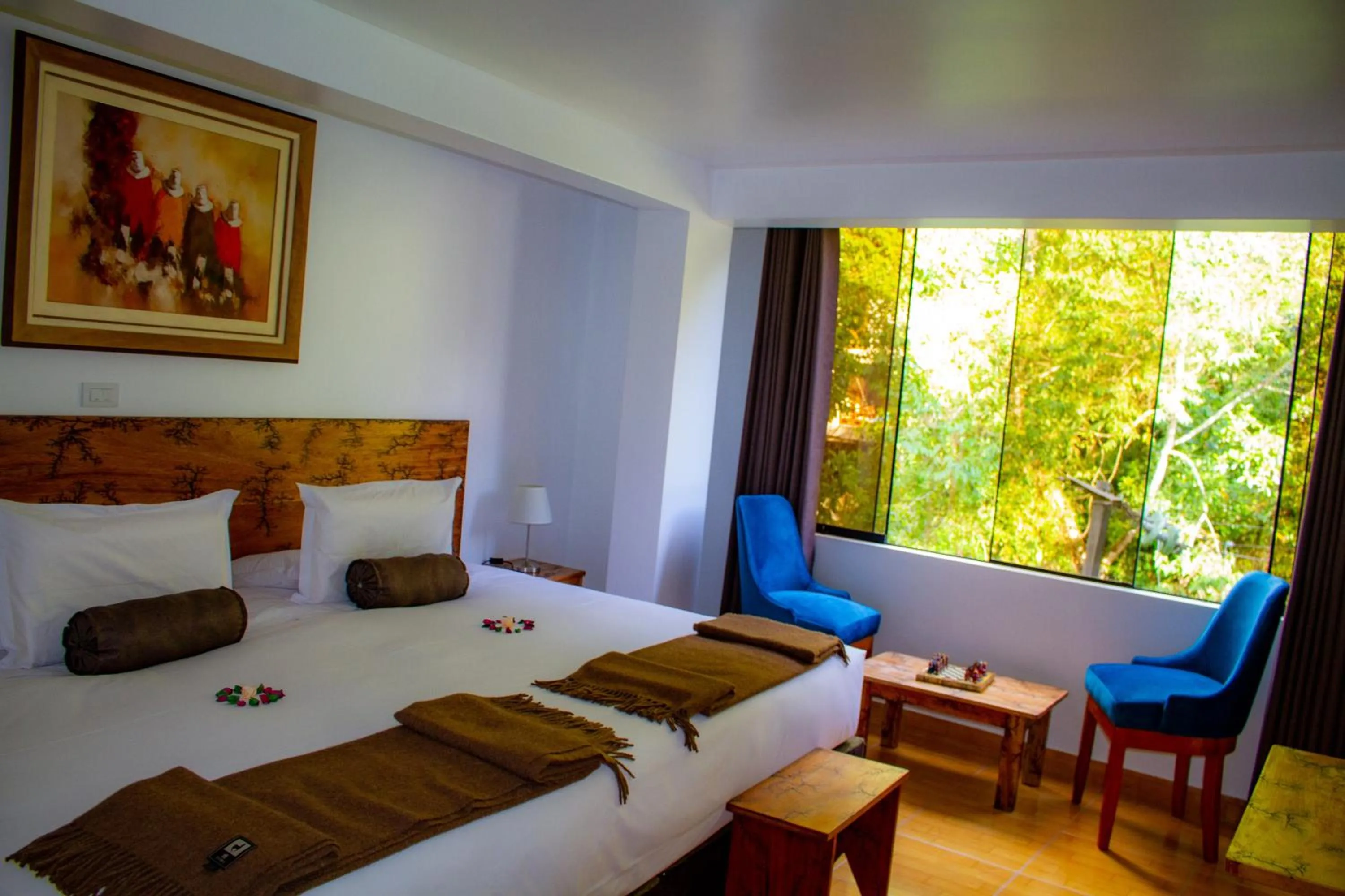 Photo of the whole room, Bed in Hotel Tara Machupicchu
