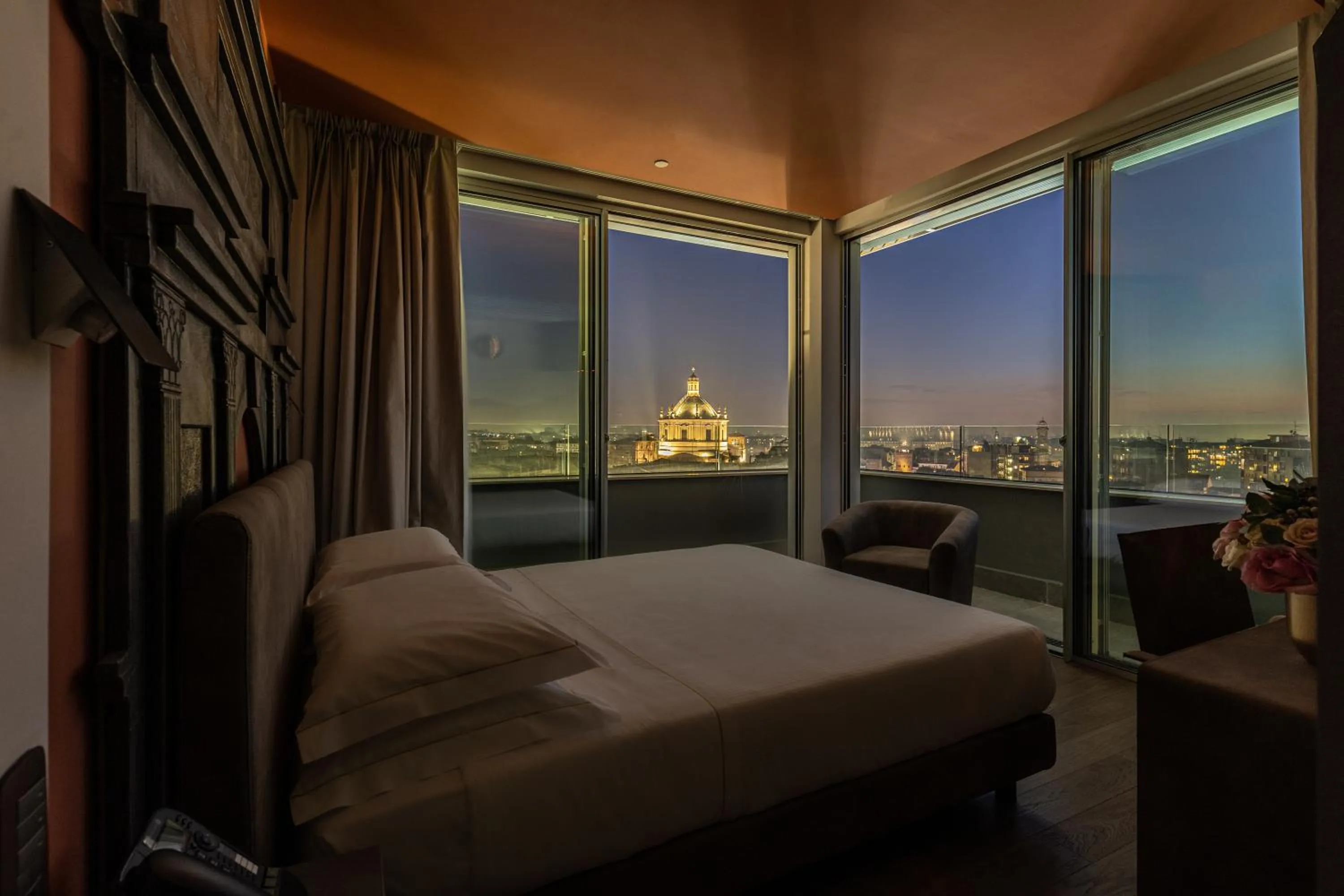 Bed in Hotel Ariston