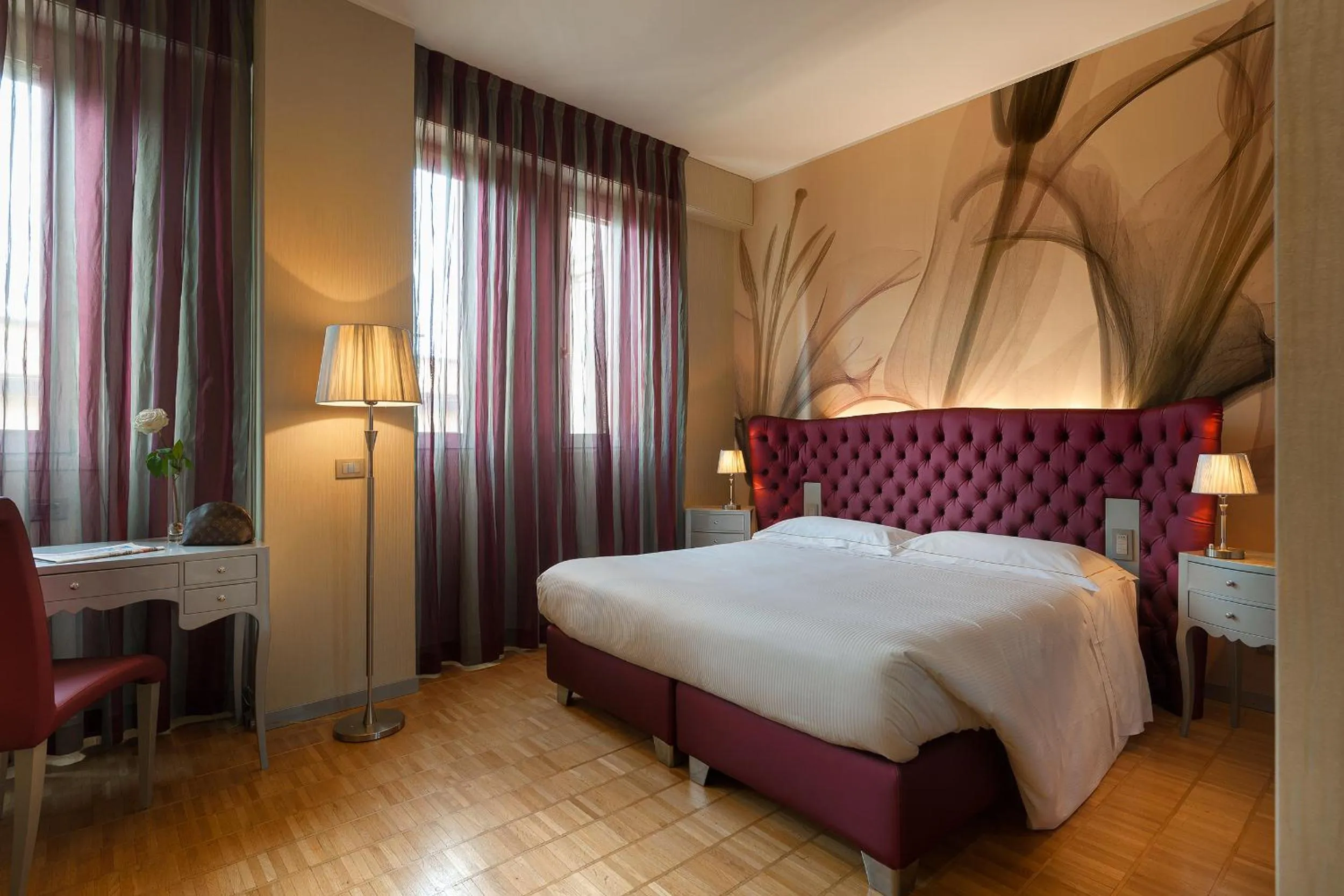 Bed in Hotel Ariston