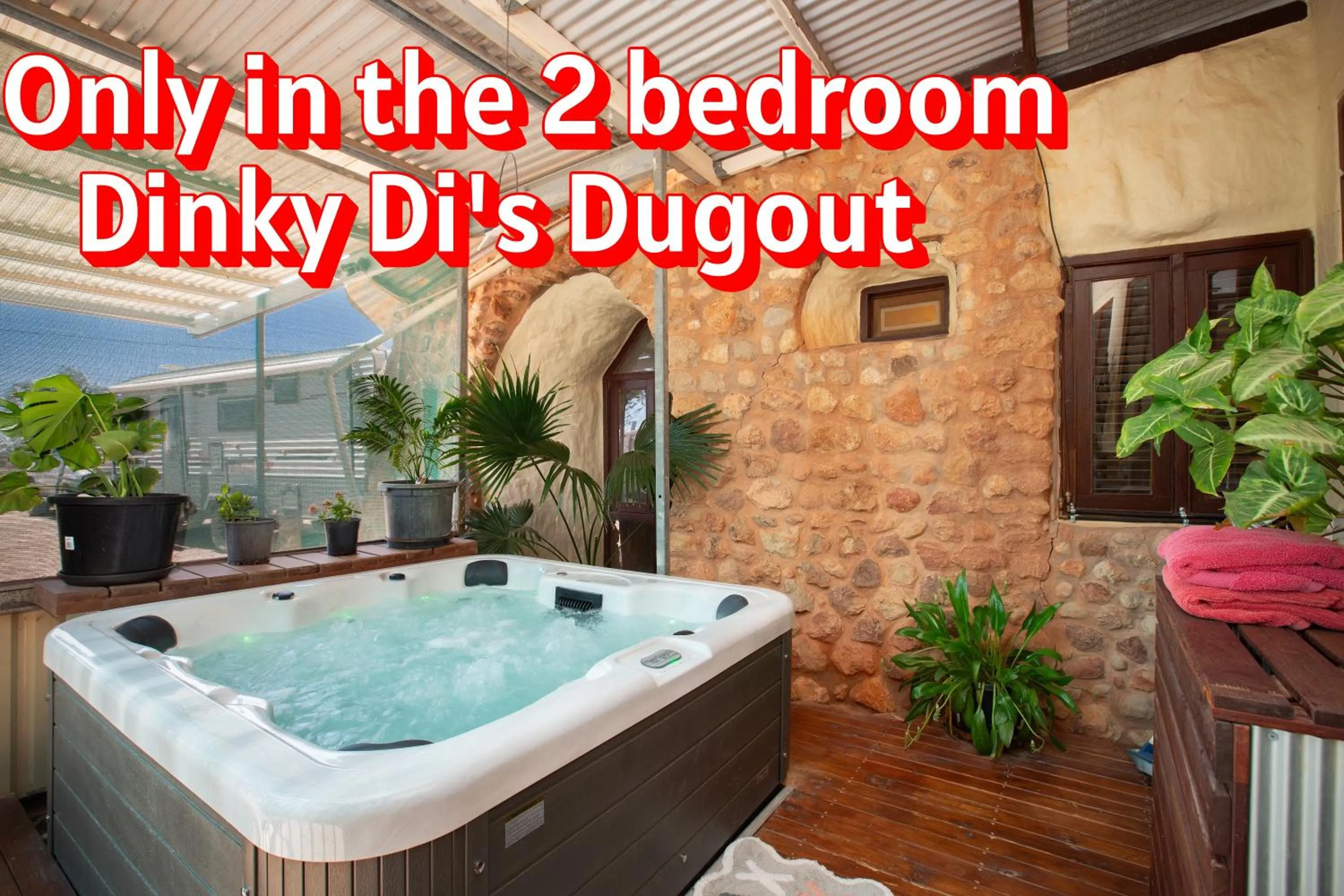 Patio in Di's Dugouts