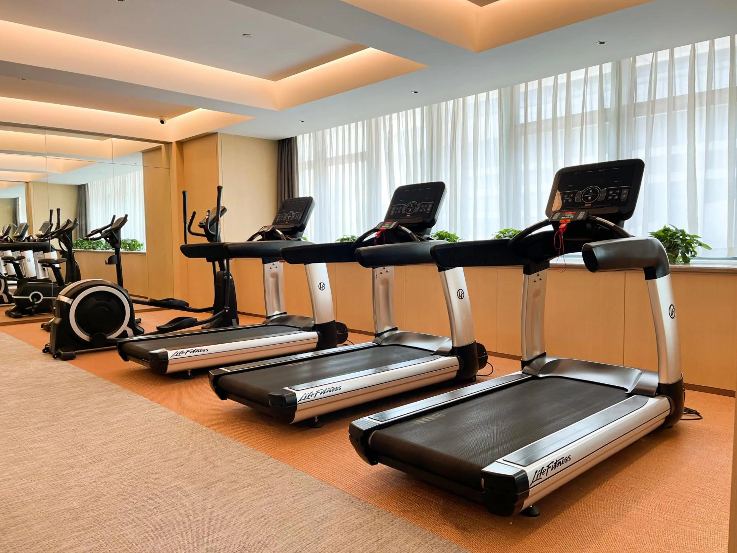 Fitness centre/facilities in Sunstone Plaza Hotel