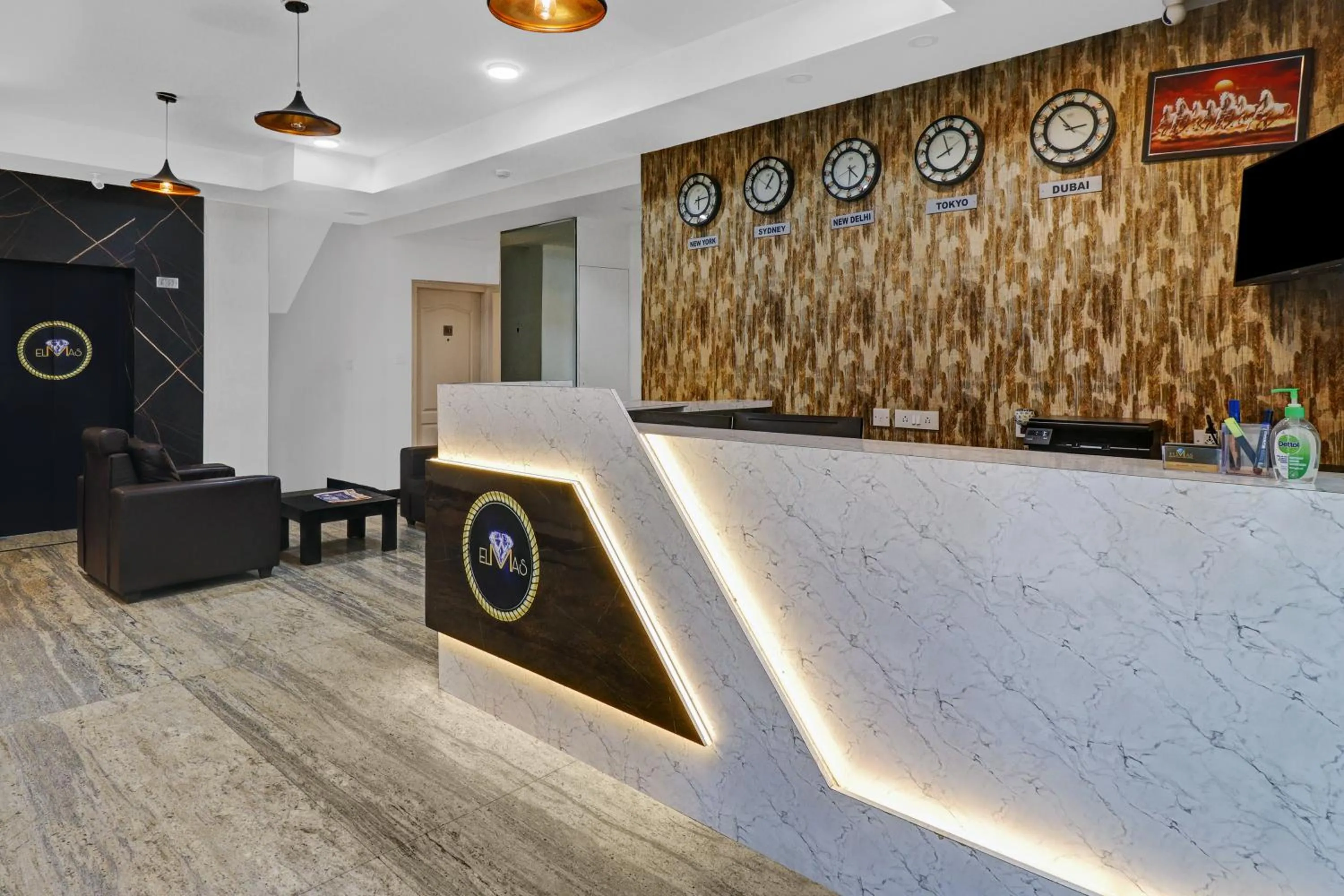 Lobby or reception in Treebo Elmas Boutique