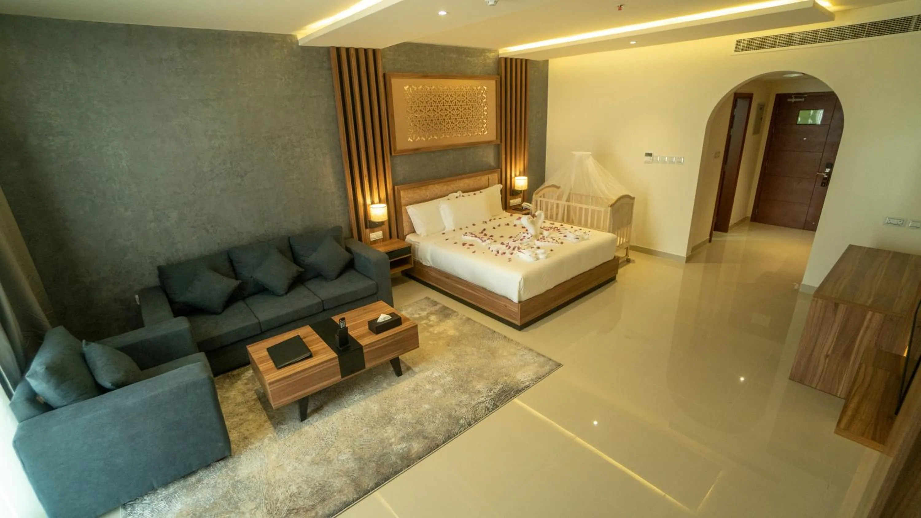 Bed in The Plaza Hotel & Resort