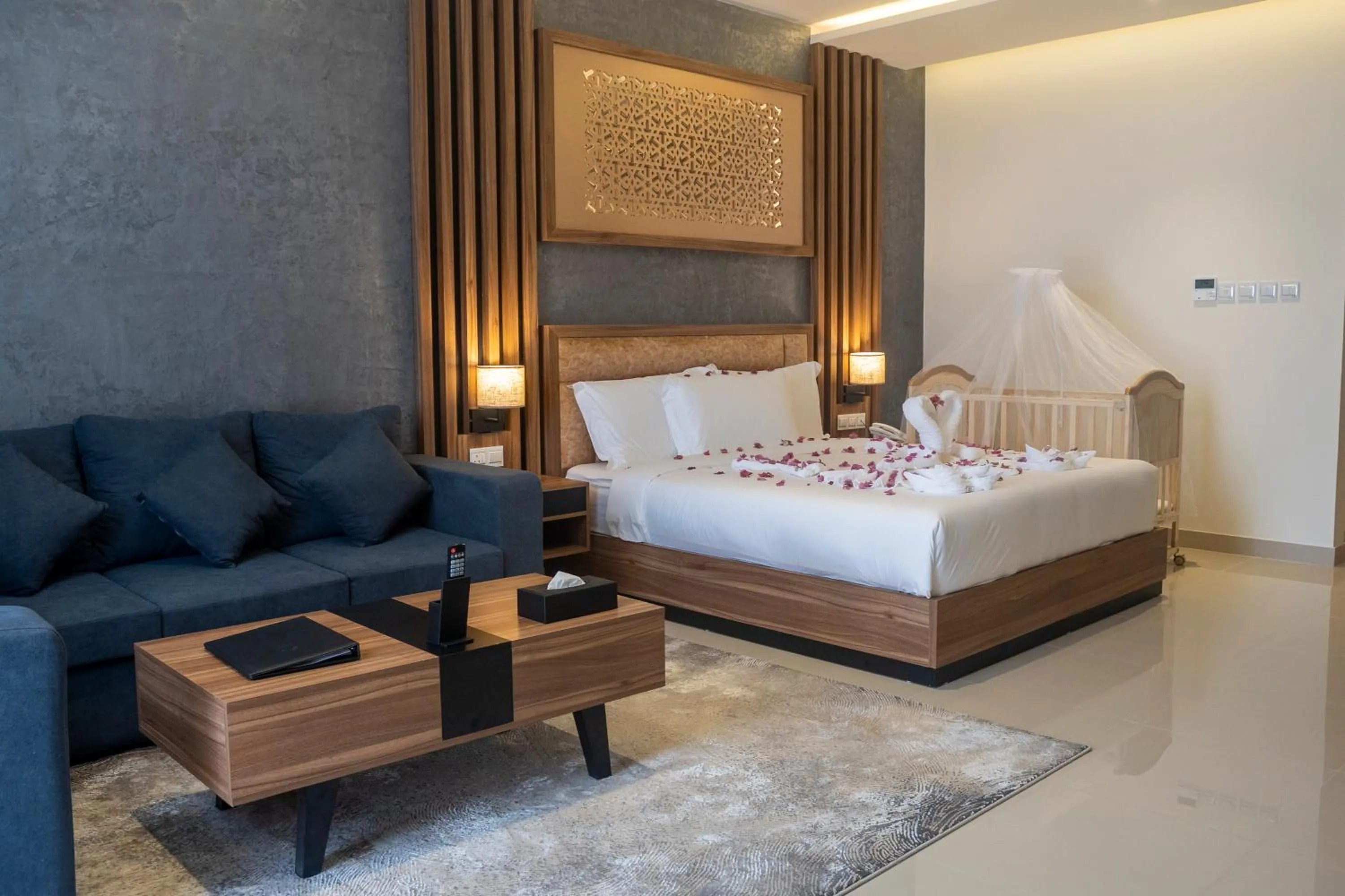 Bed in The Plaza Hotel & Resort