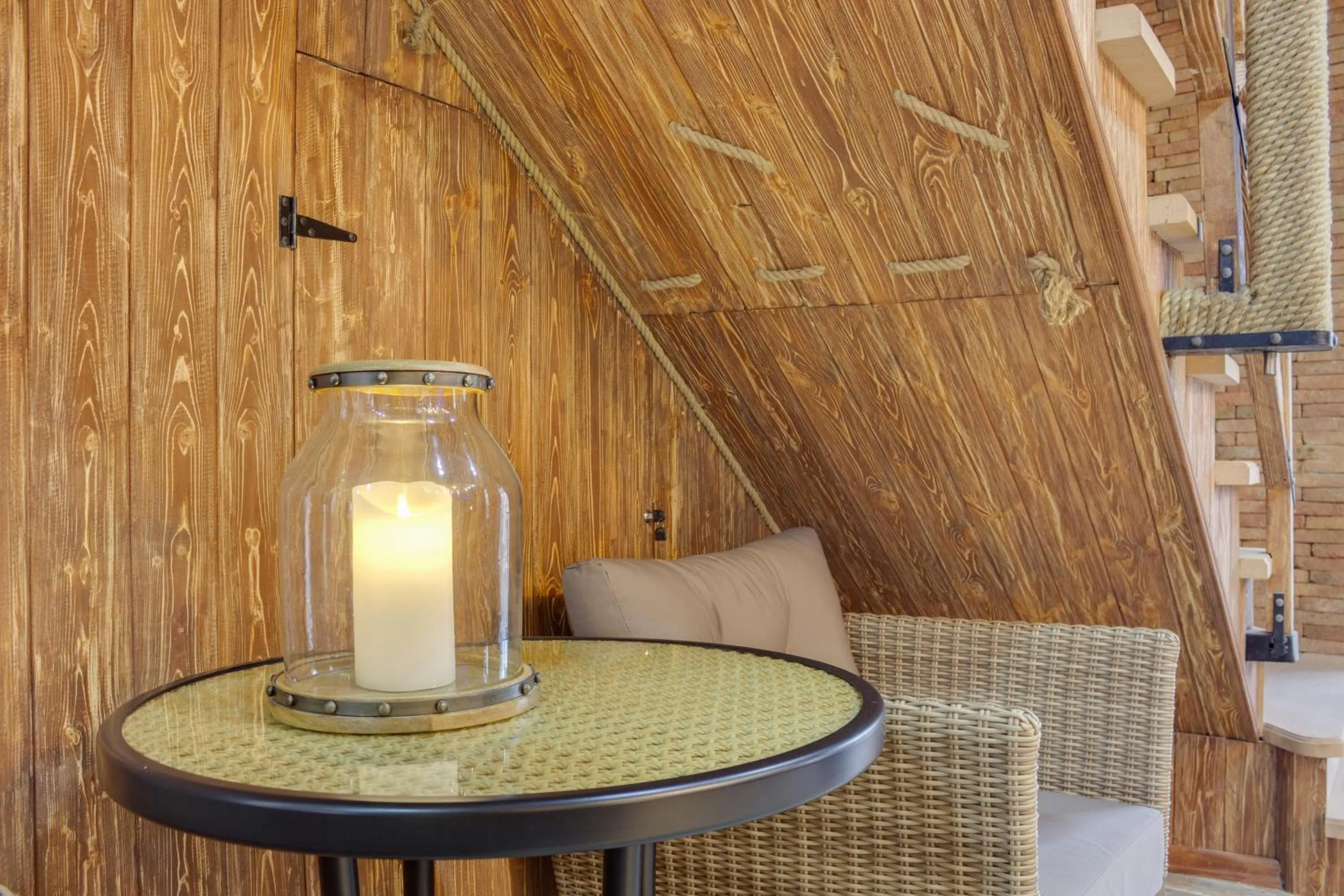 Seating area in Sina Hotel