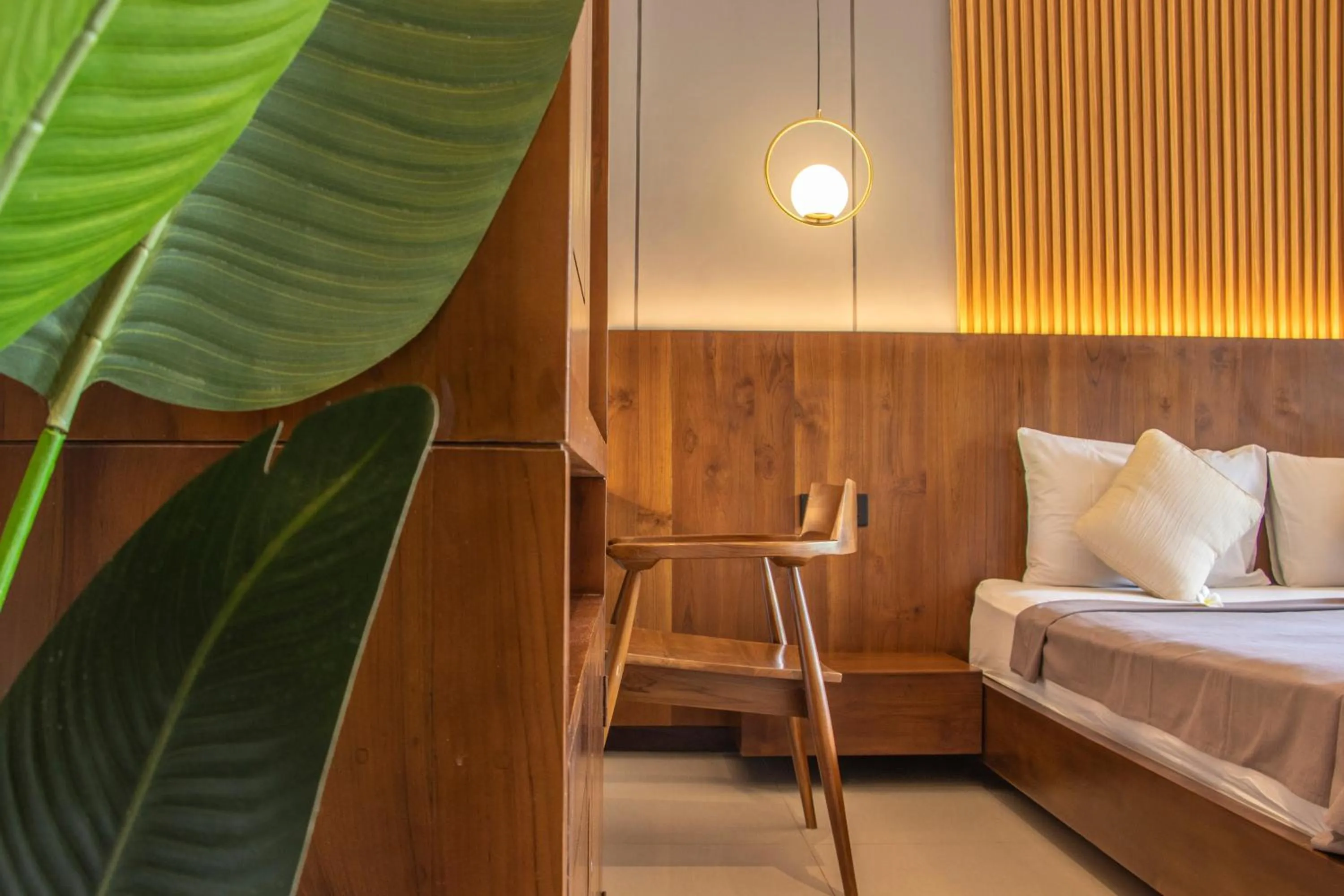 Decorative detail, Bed in Uluwatu Yoga Resort