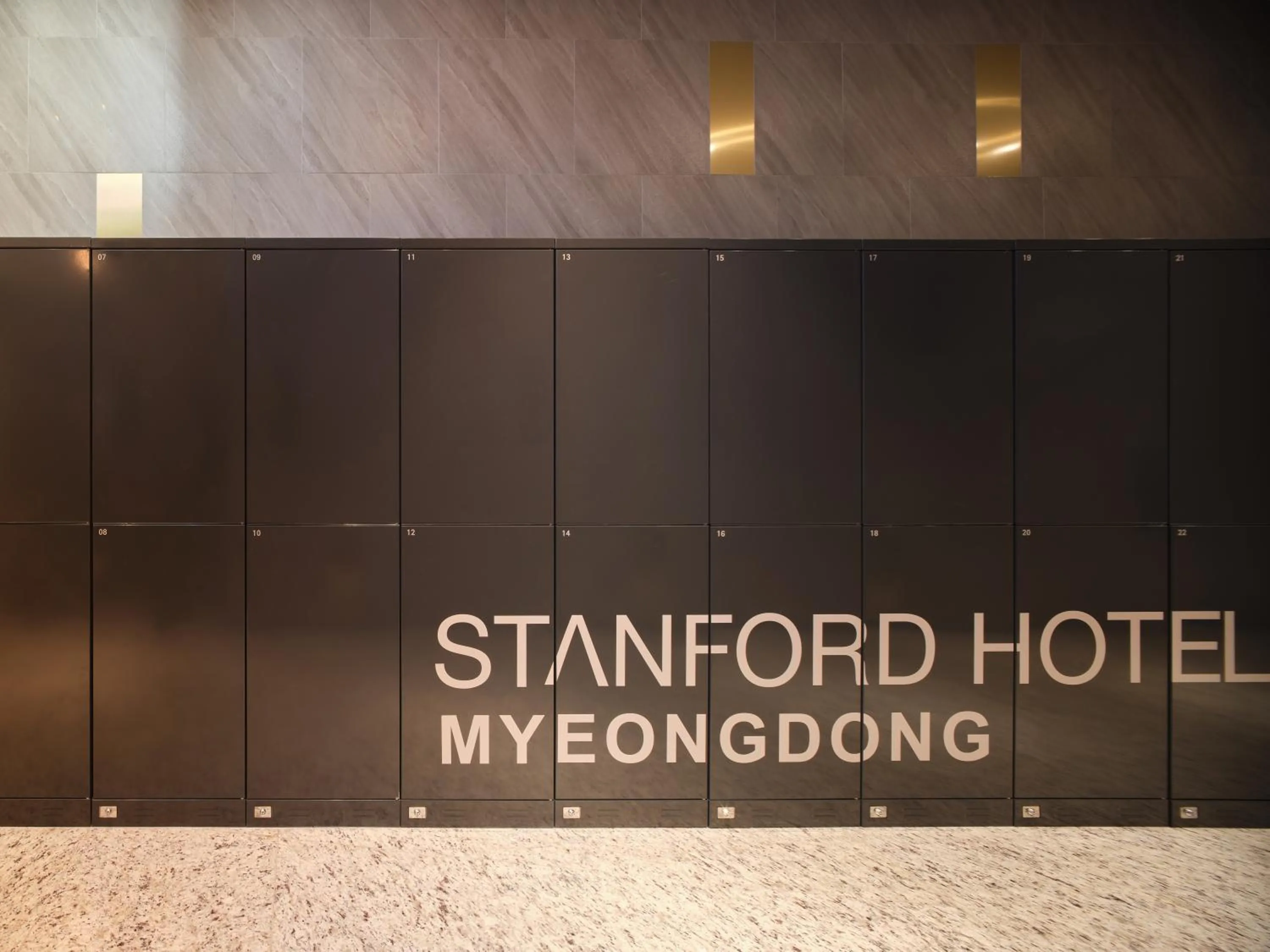 locker in Stanford Hotel Myeongdong
