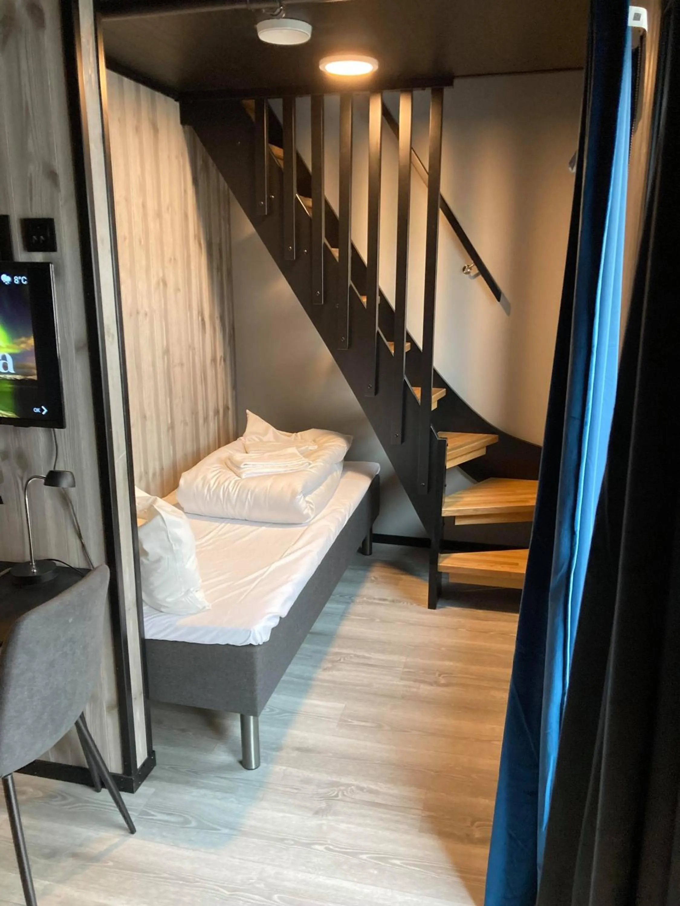 Bed in Arctic Sea Hotel