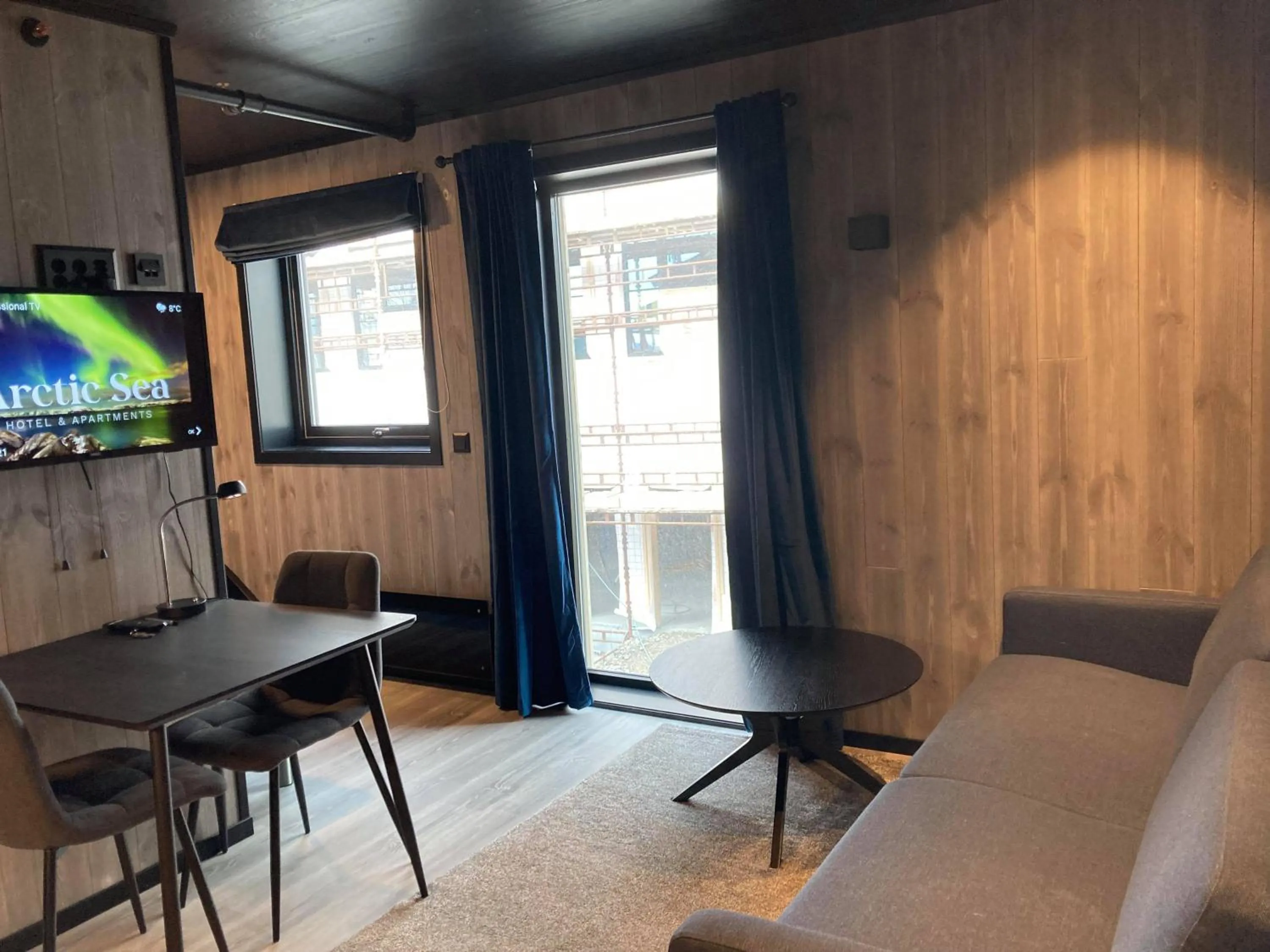 Living room in Arctic Sea Hotel