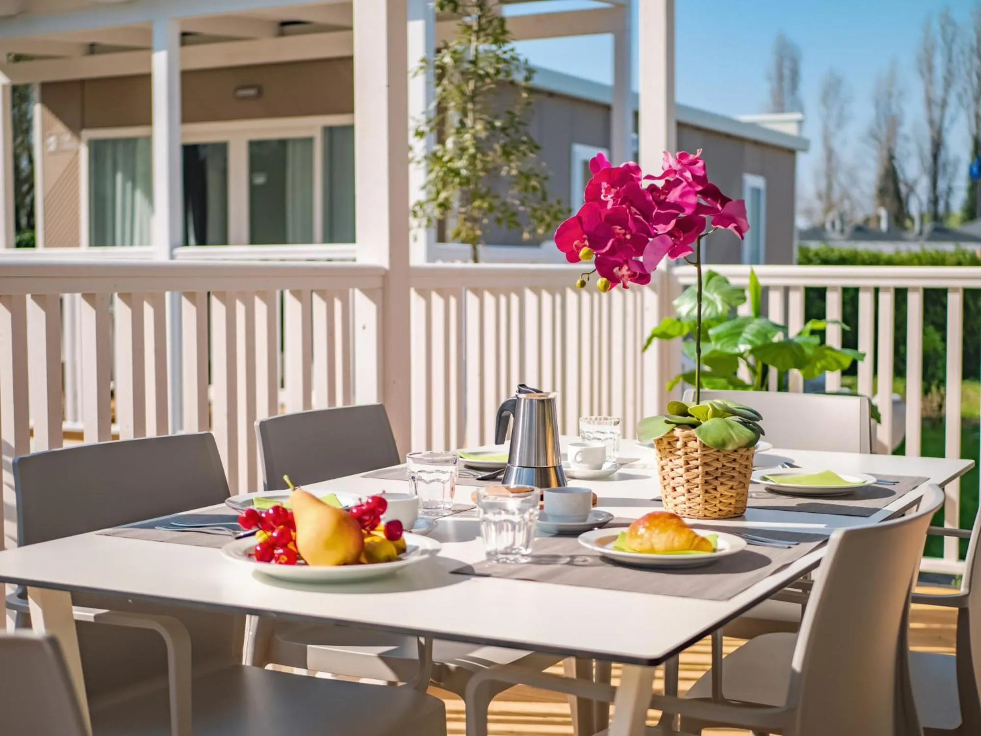 Balcony/Terrace in Club del Sole Bologna Easy Camping Village
