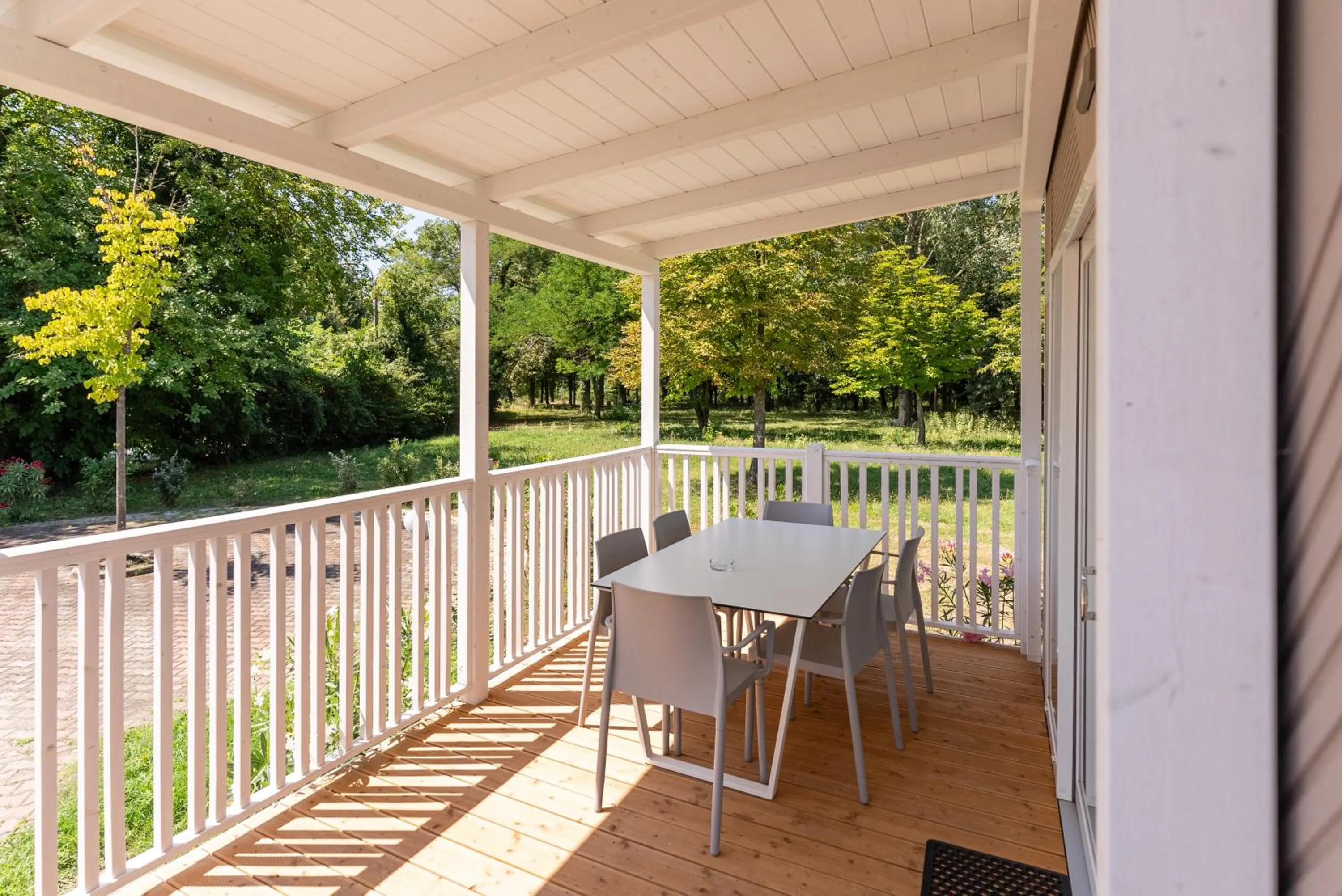 Balcony/Terrace in Club del Sole Bologna Easy Camping Village