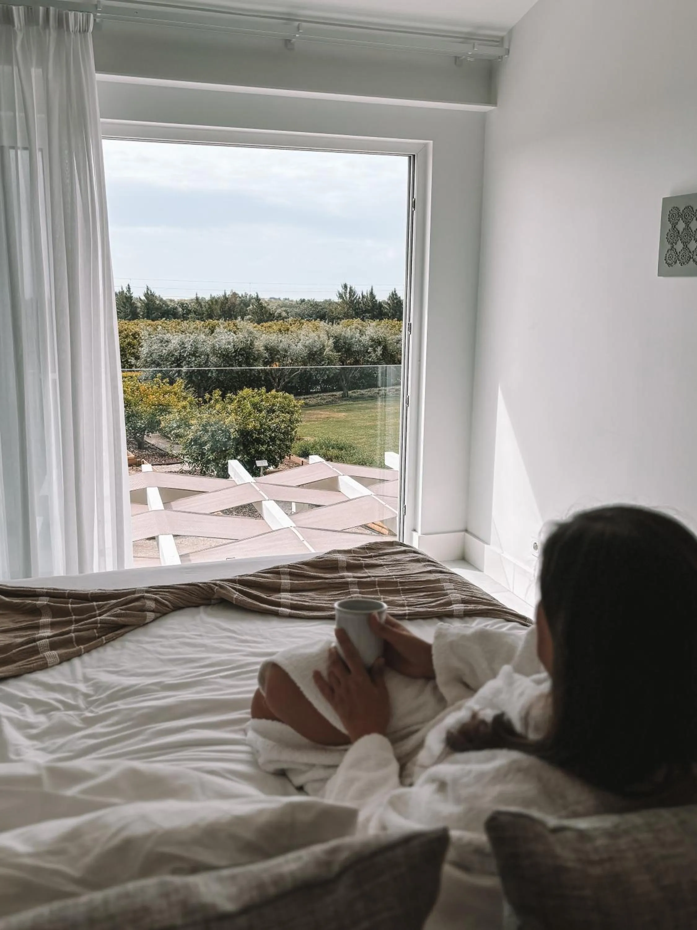 View (from property/room), Bed in Quinta Dos Perfumes