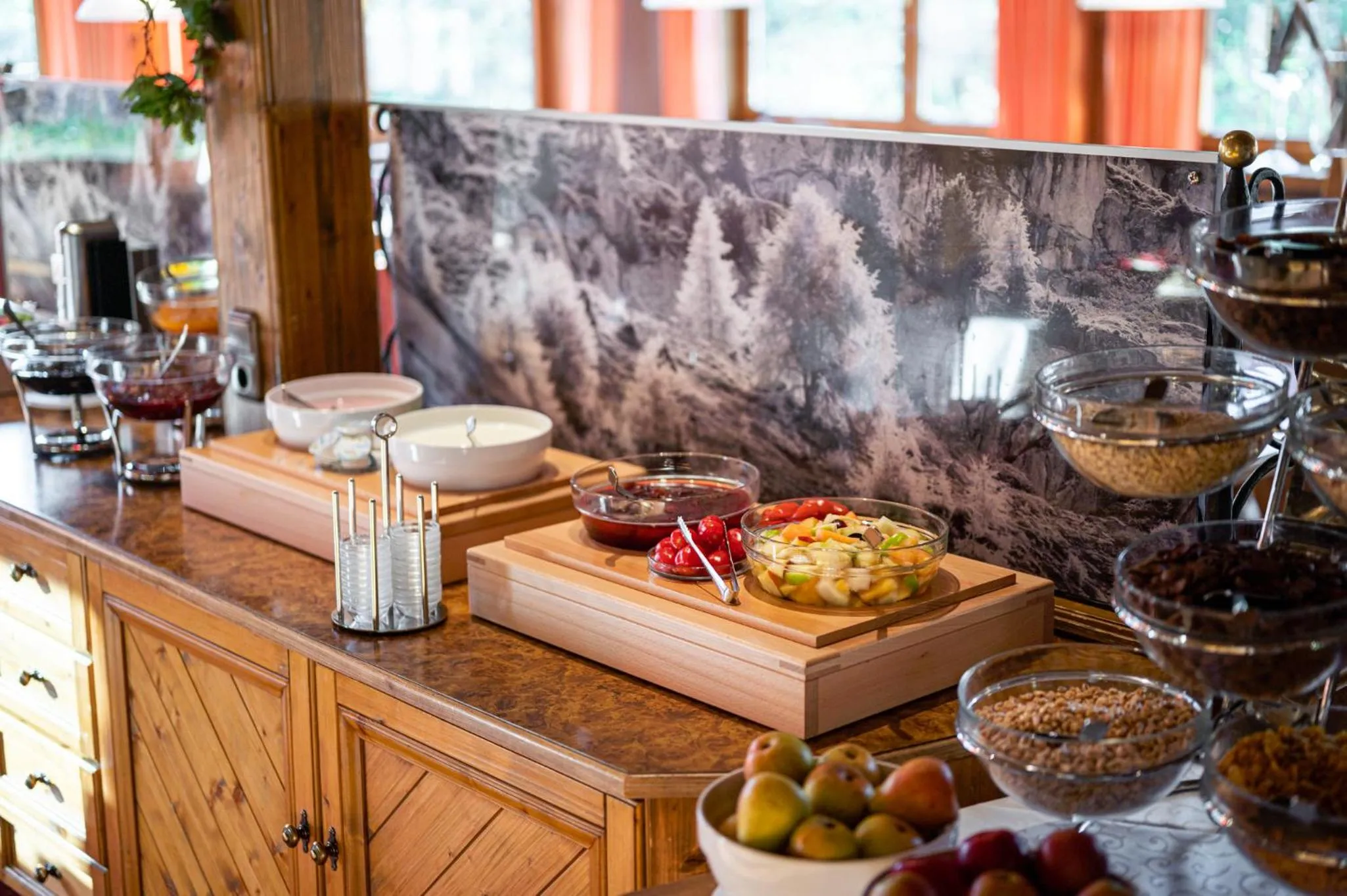 Food and drinks in Wohlfühlhotel Frohsinn