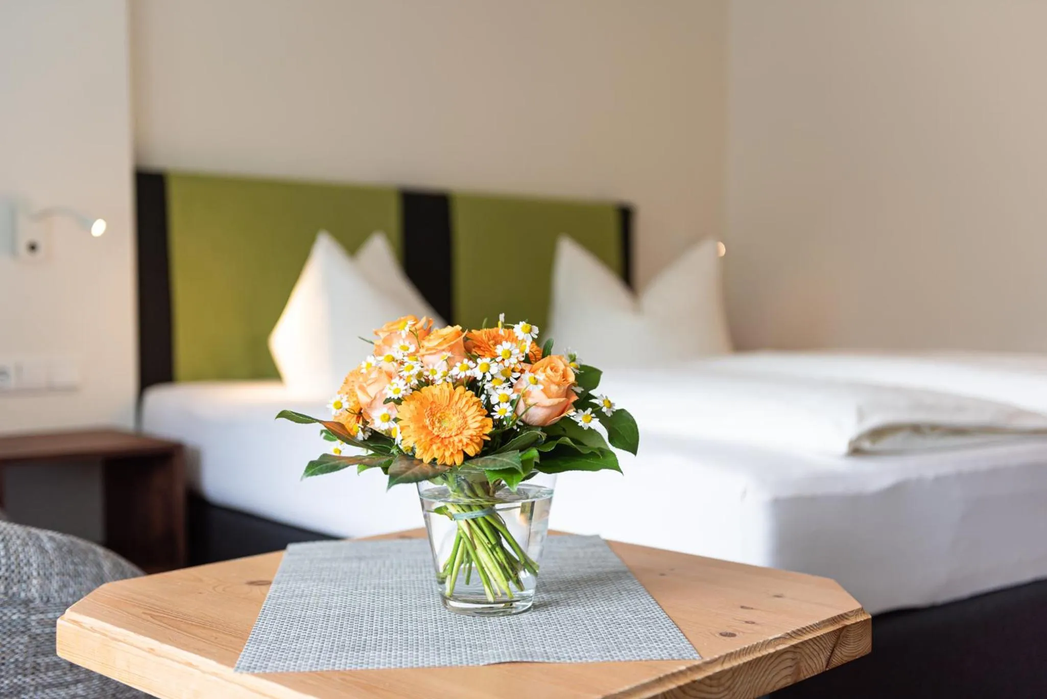 Photo of the whole room, Bed in Wohlfühlhotel Frohsinn