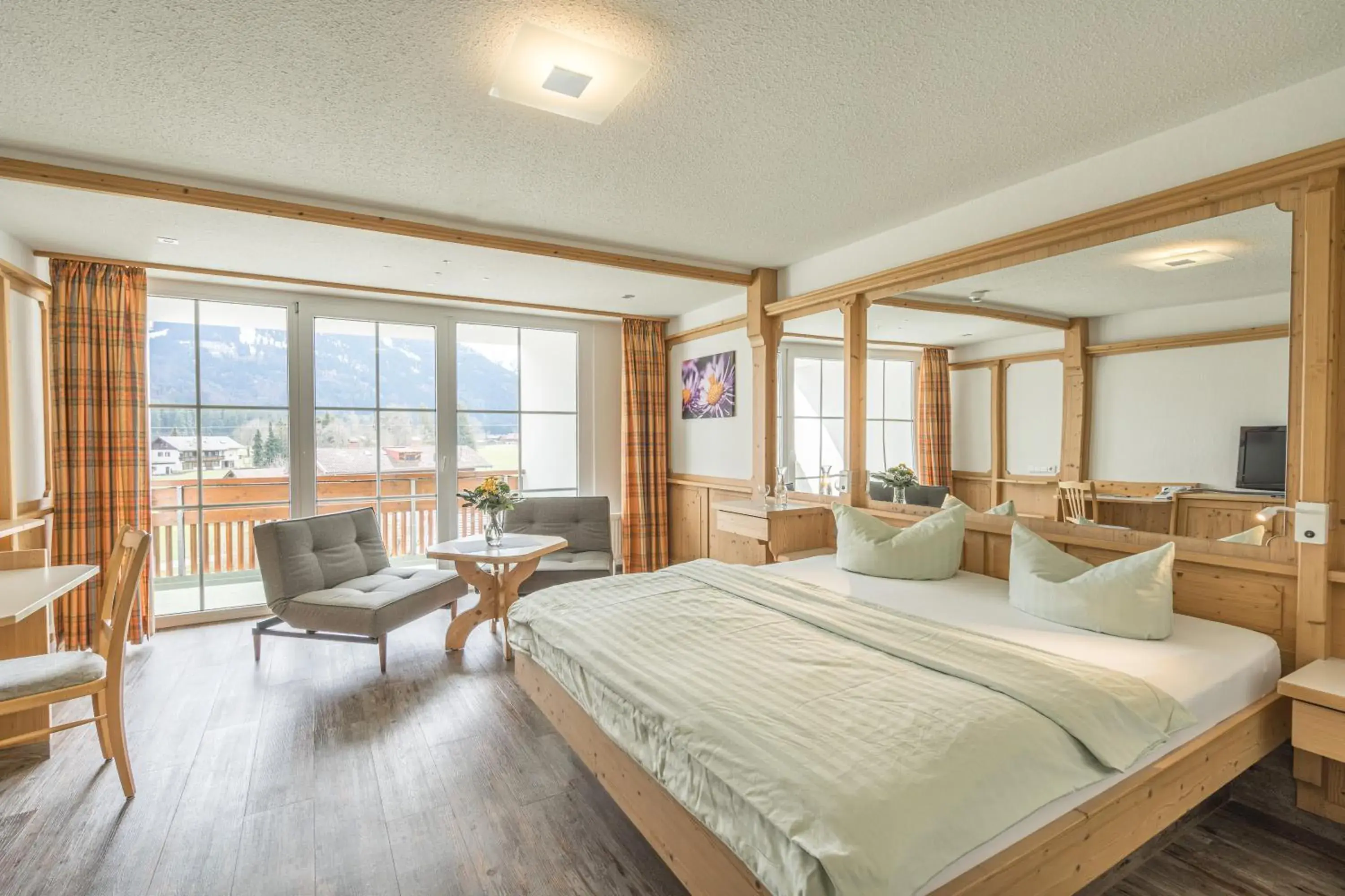 Deluxe Double Room with Balcony in Wohlfühlhotel Frohsinn Deluxe Double Room with Balcony in Wohlfühlhotel Frohsinn