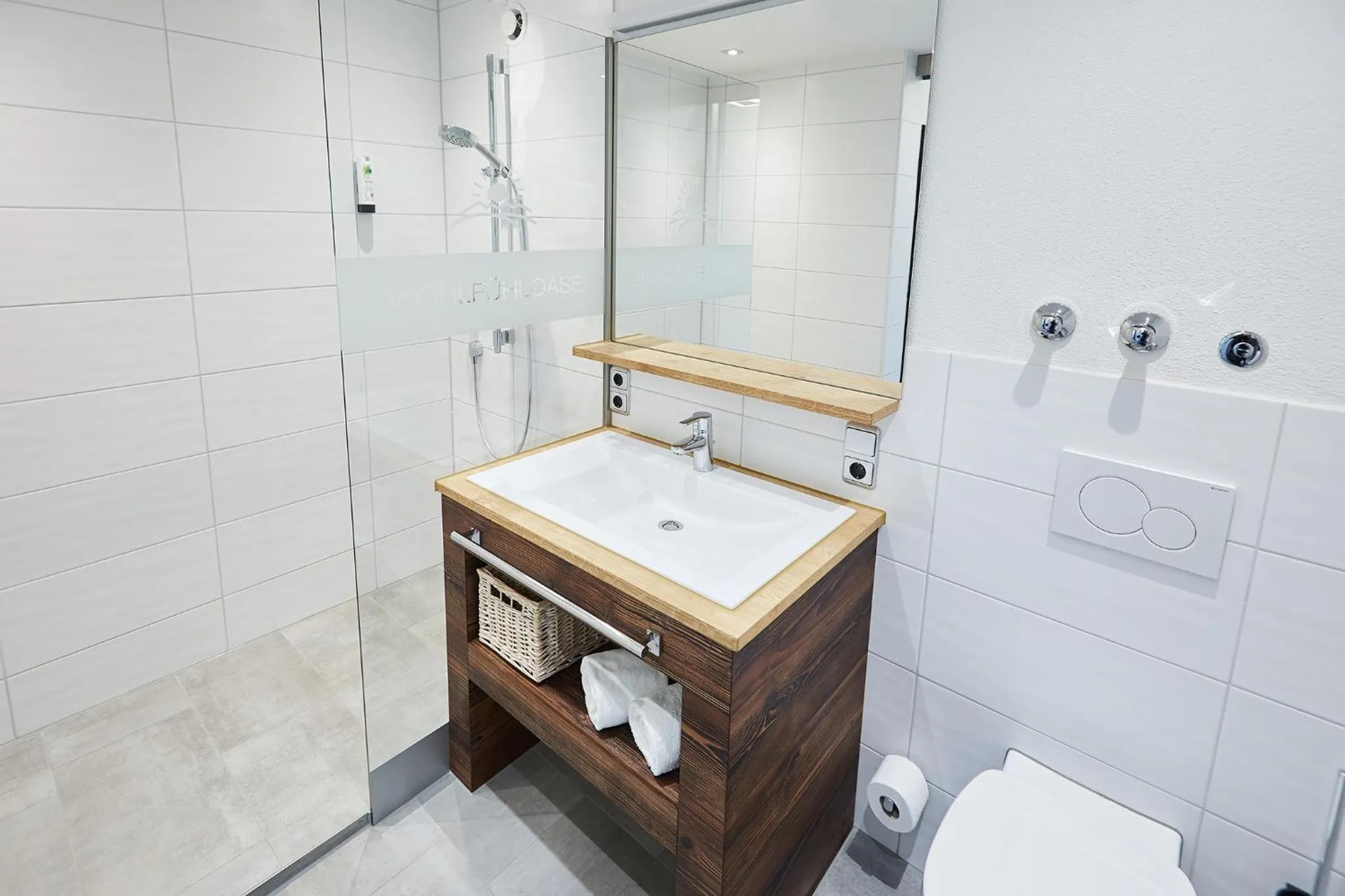 Shower in Wohlfühlhotel Frohsinn