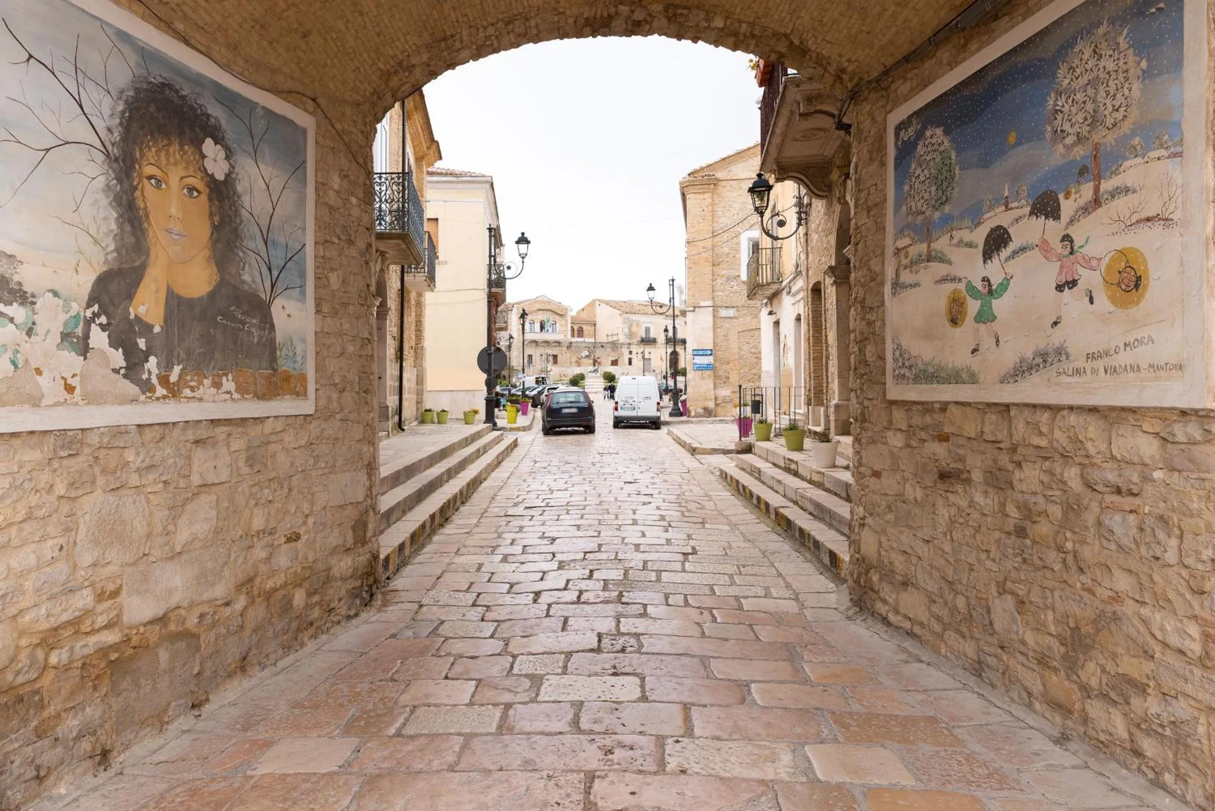 City view in AGORA' Castelnuovo della Daunia