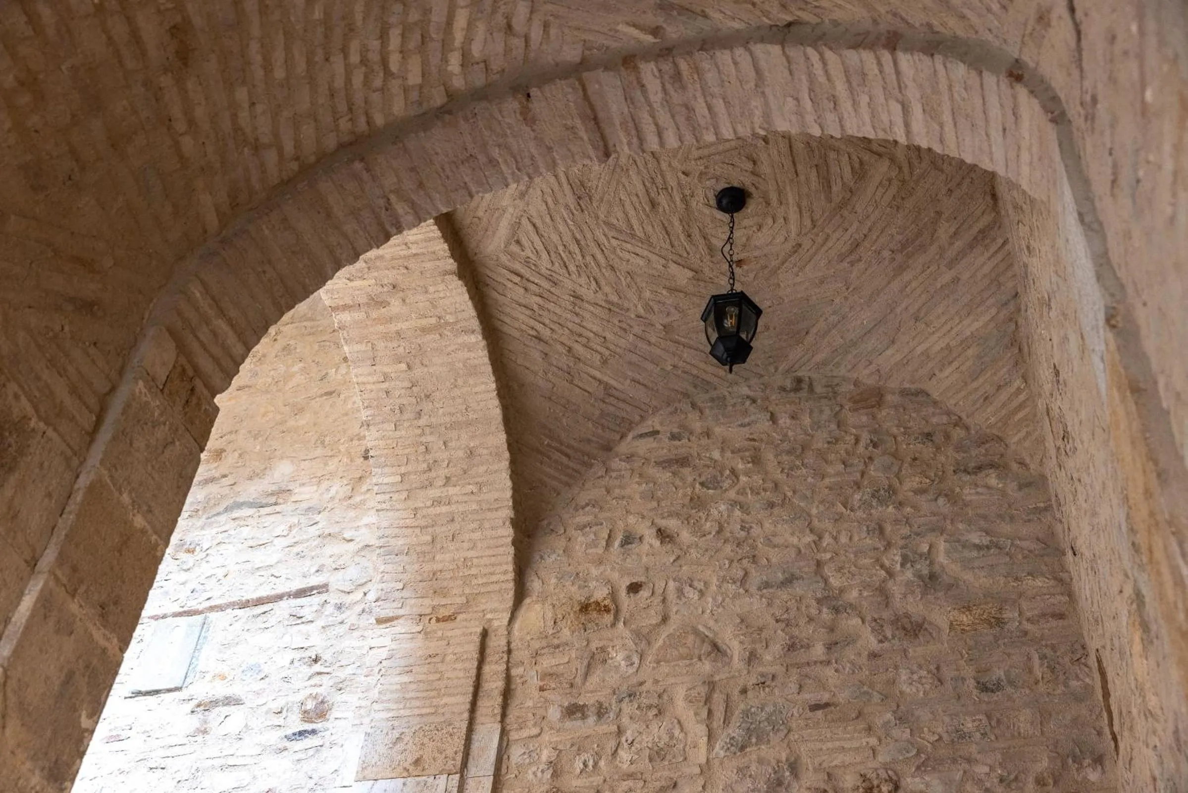 Inner courtyard view in AGORA' Castelnuovo della Daunia