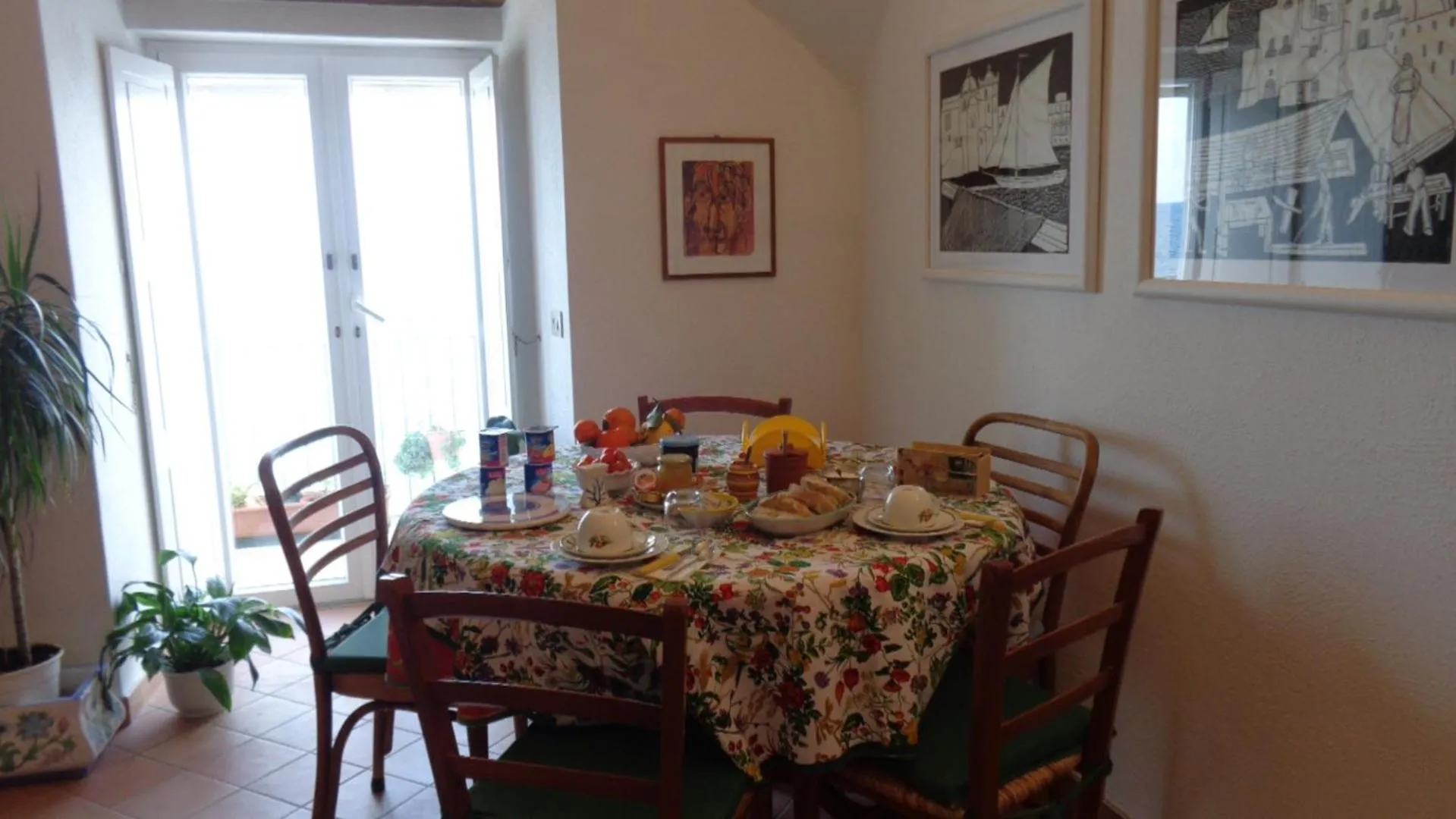 Food and drinks in B&B I Cinque Sensi