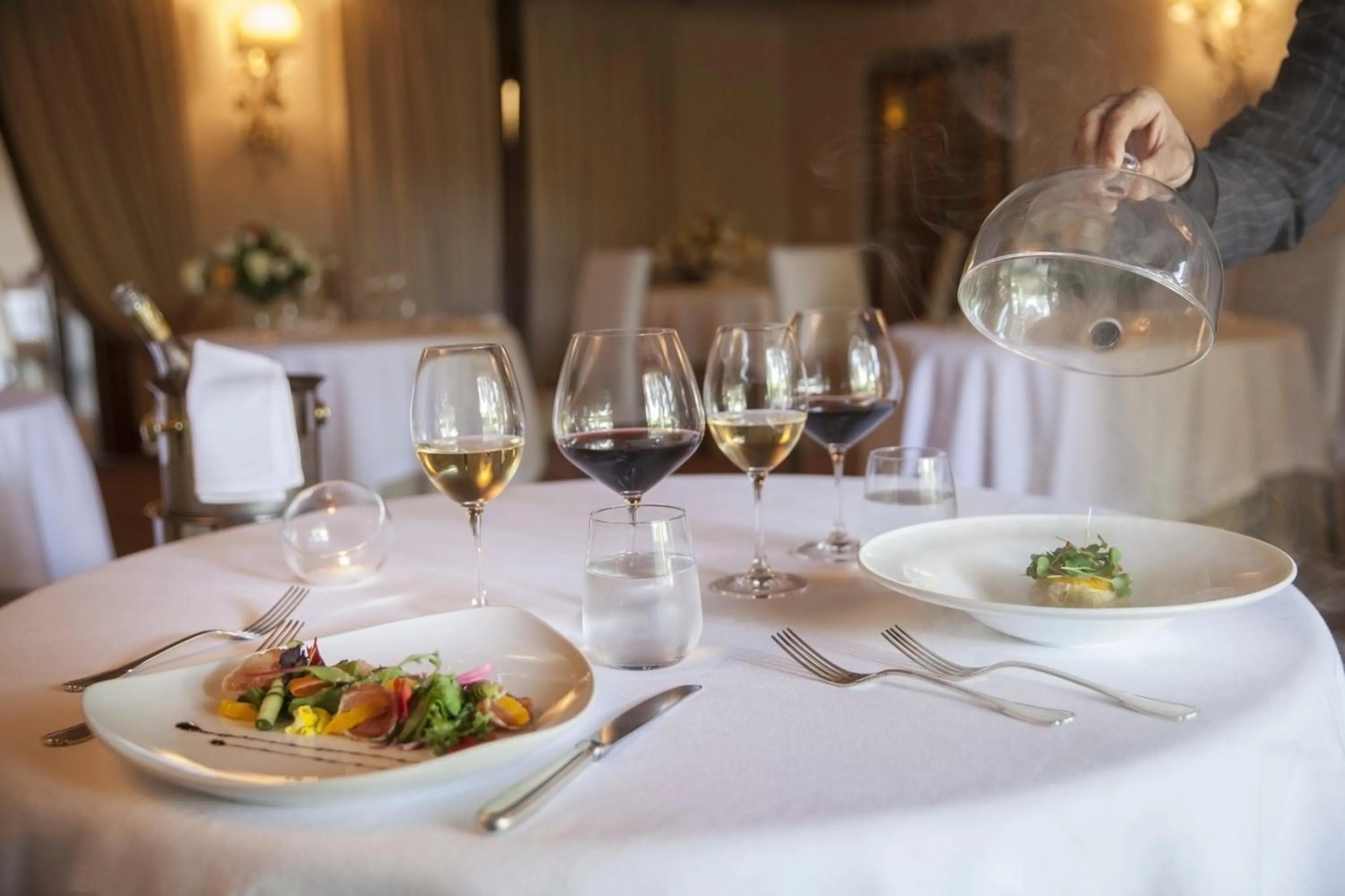 Dinner in Relais La Corte dei Papi