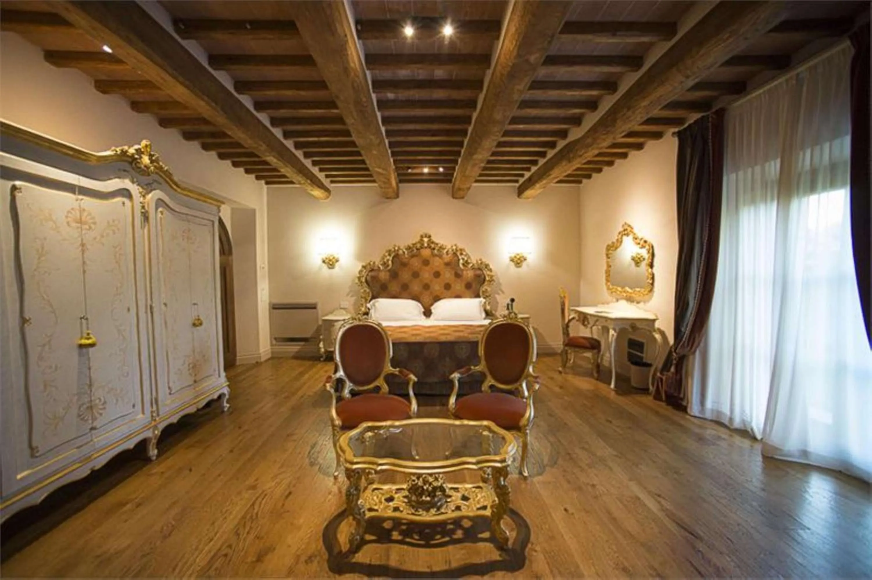 Seating area in Relais La Corte dei Papi