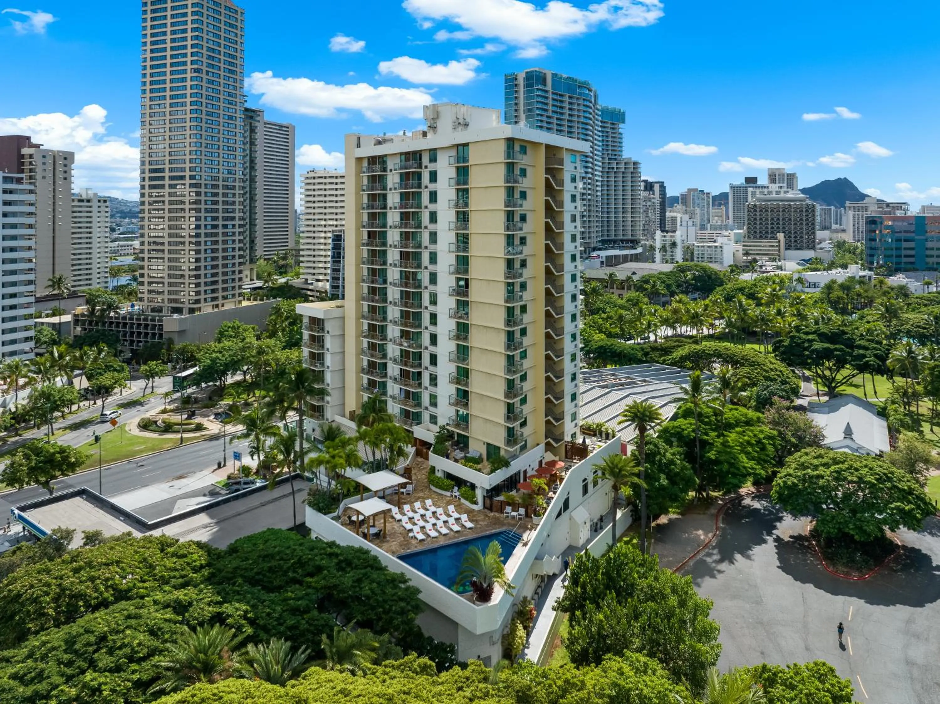 Bird's eye view in Luana Waikiki Hotel & Suites