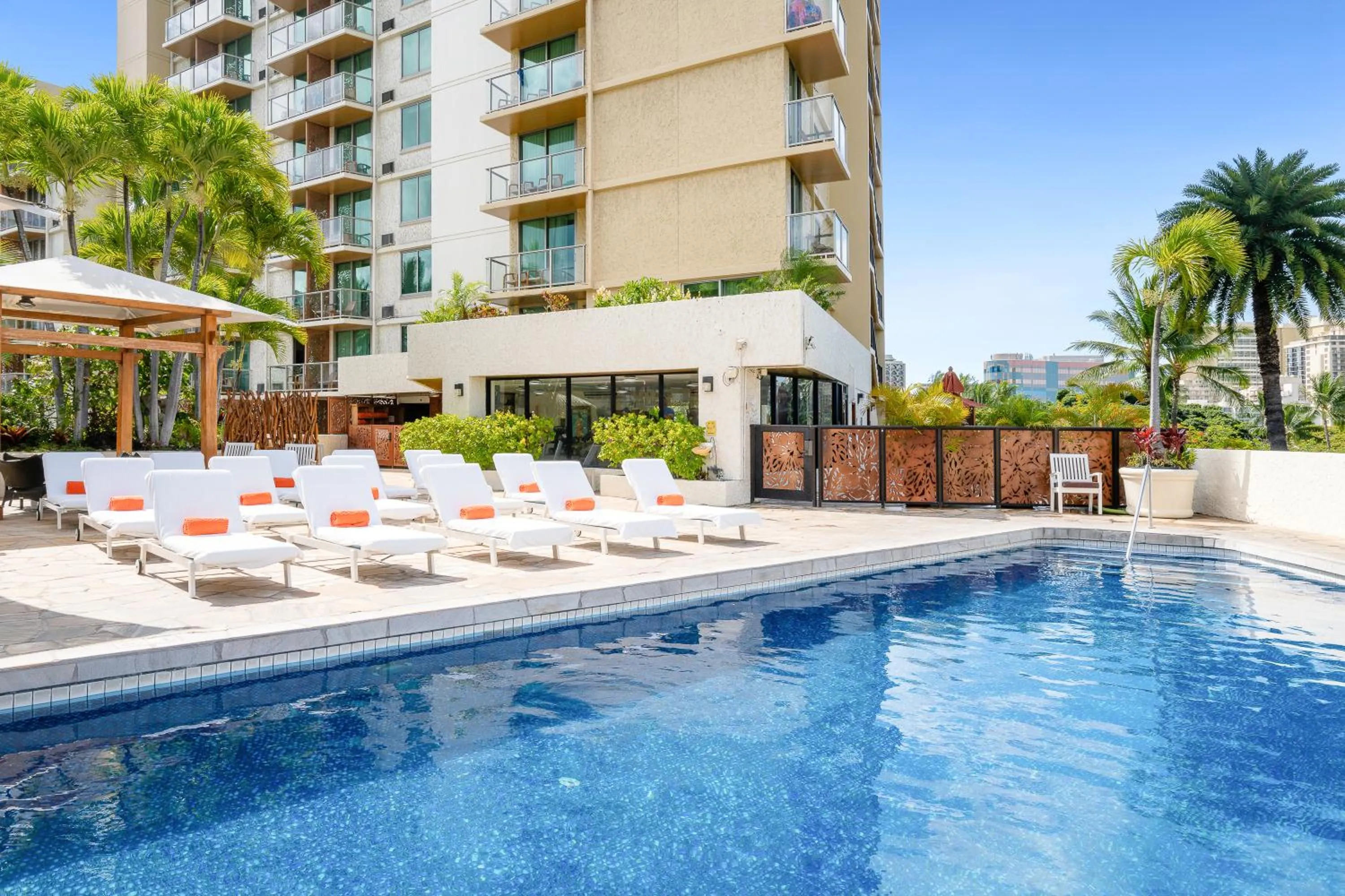 Swimming pool in Luana Waikiki Hotel & Suites