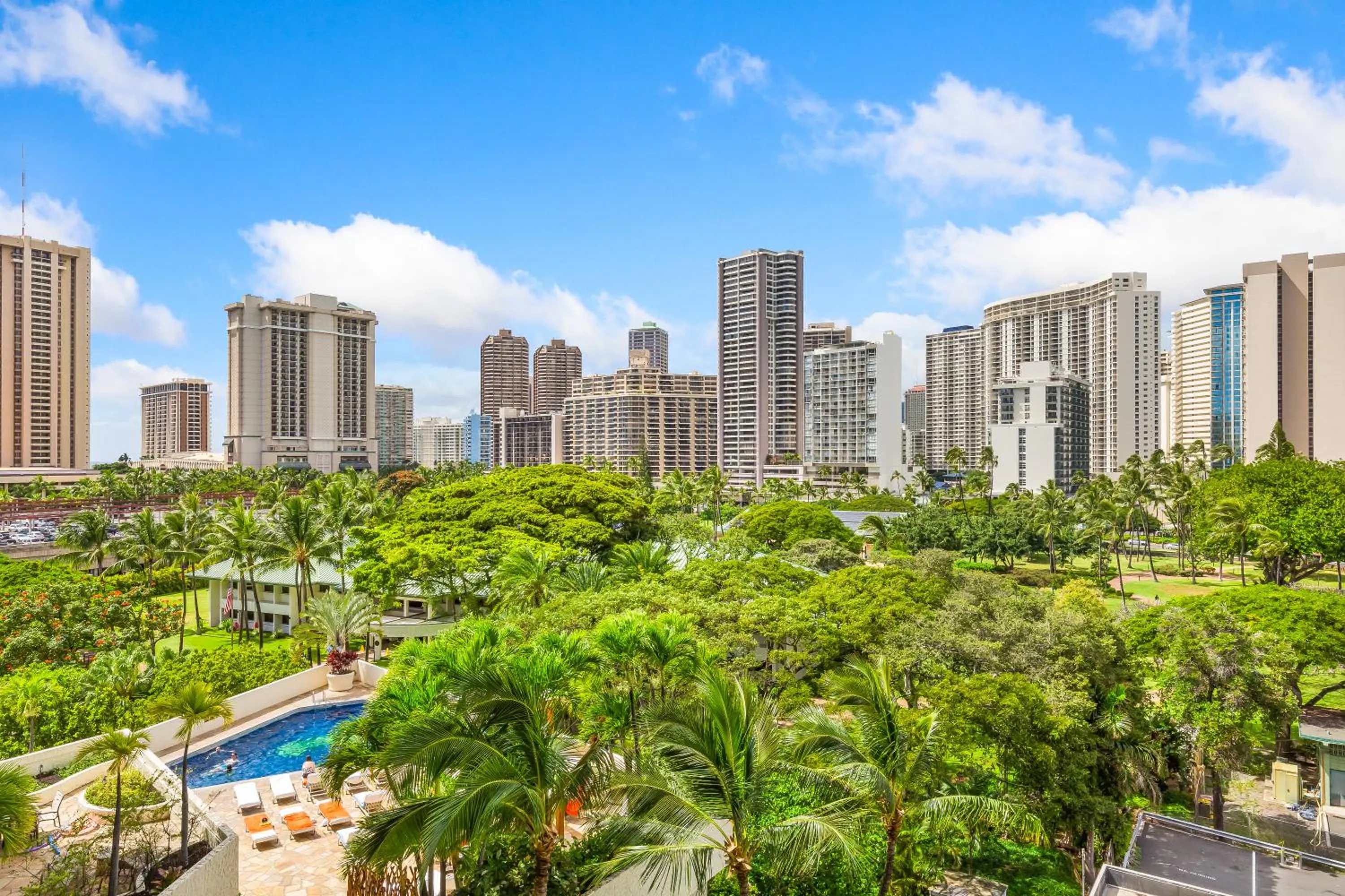 City view in Luana Waikiki Hotel & Suites