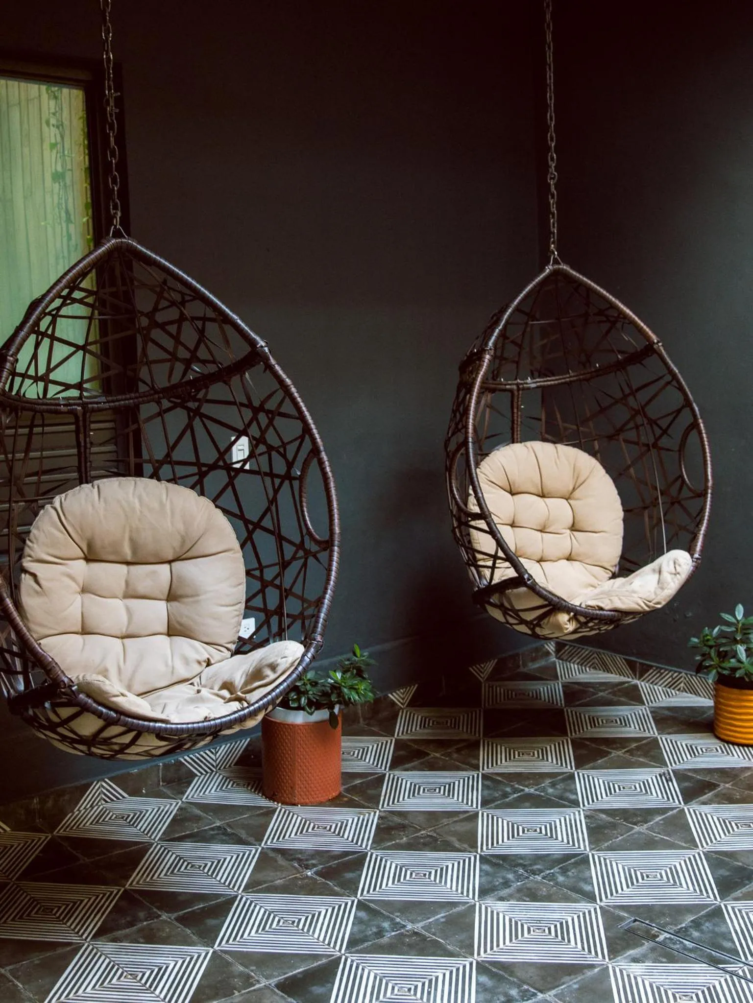 Seating area in La Buena Vida Inn