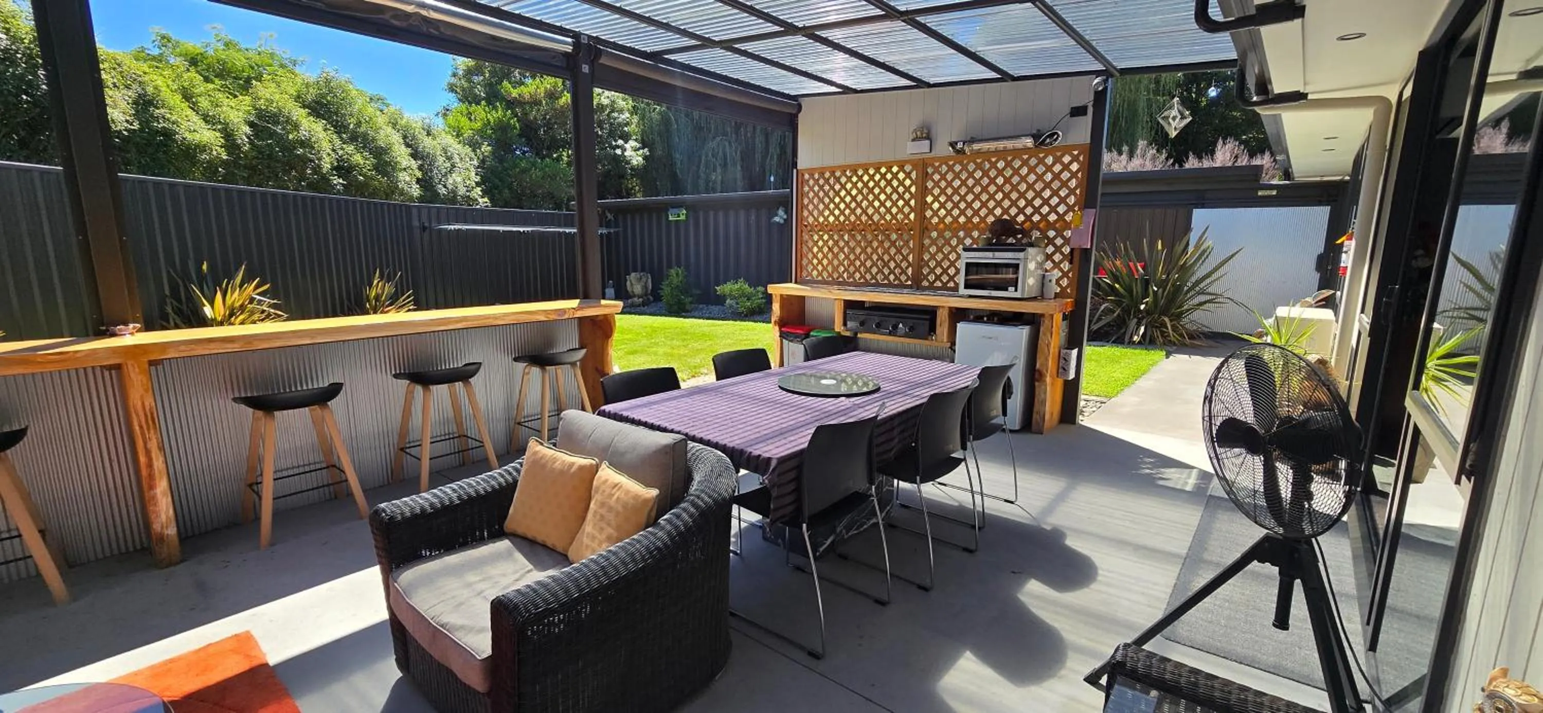 BBQ facilities in The Rocks Chalets