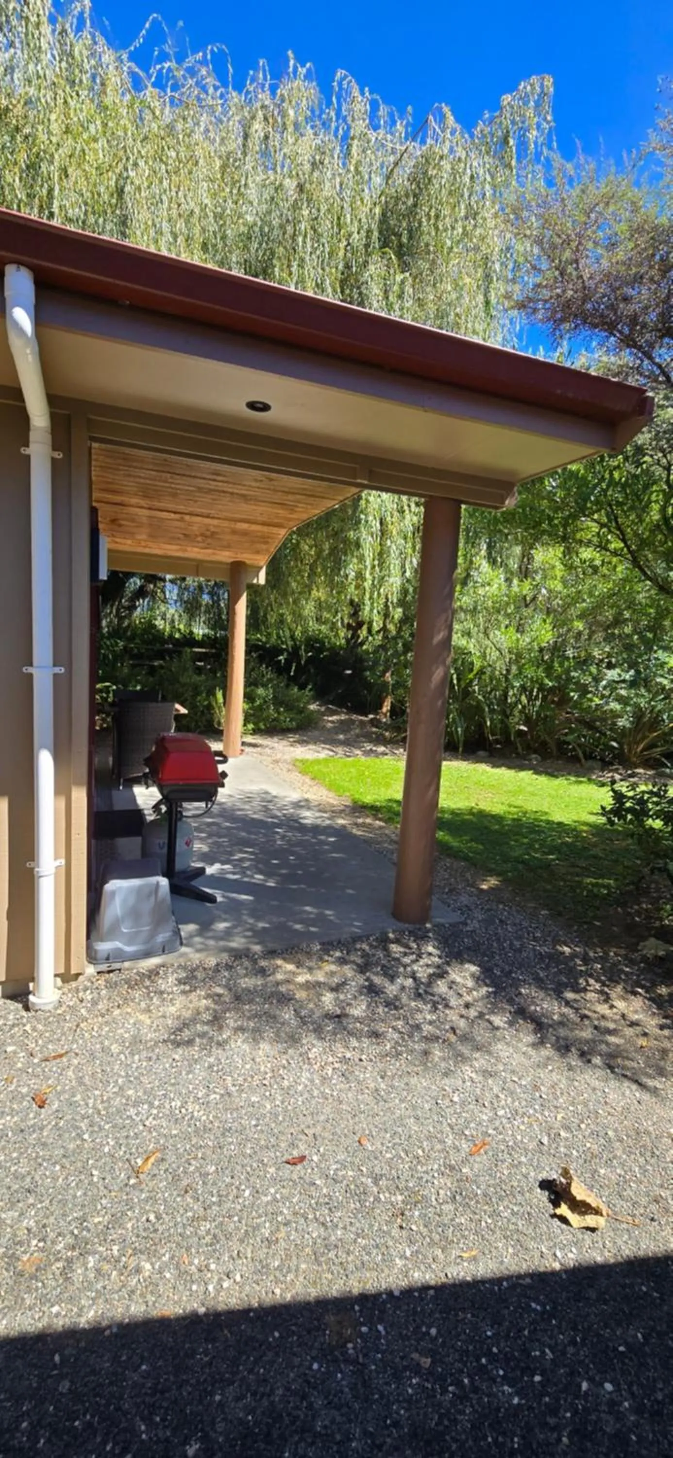 Patio in The Rocks Chalets