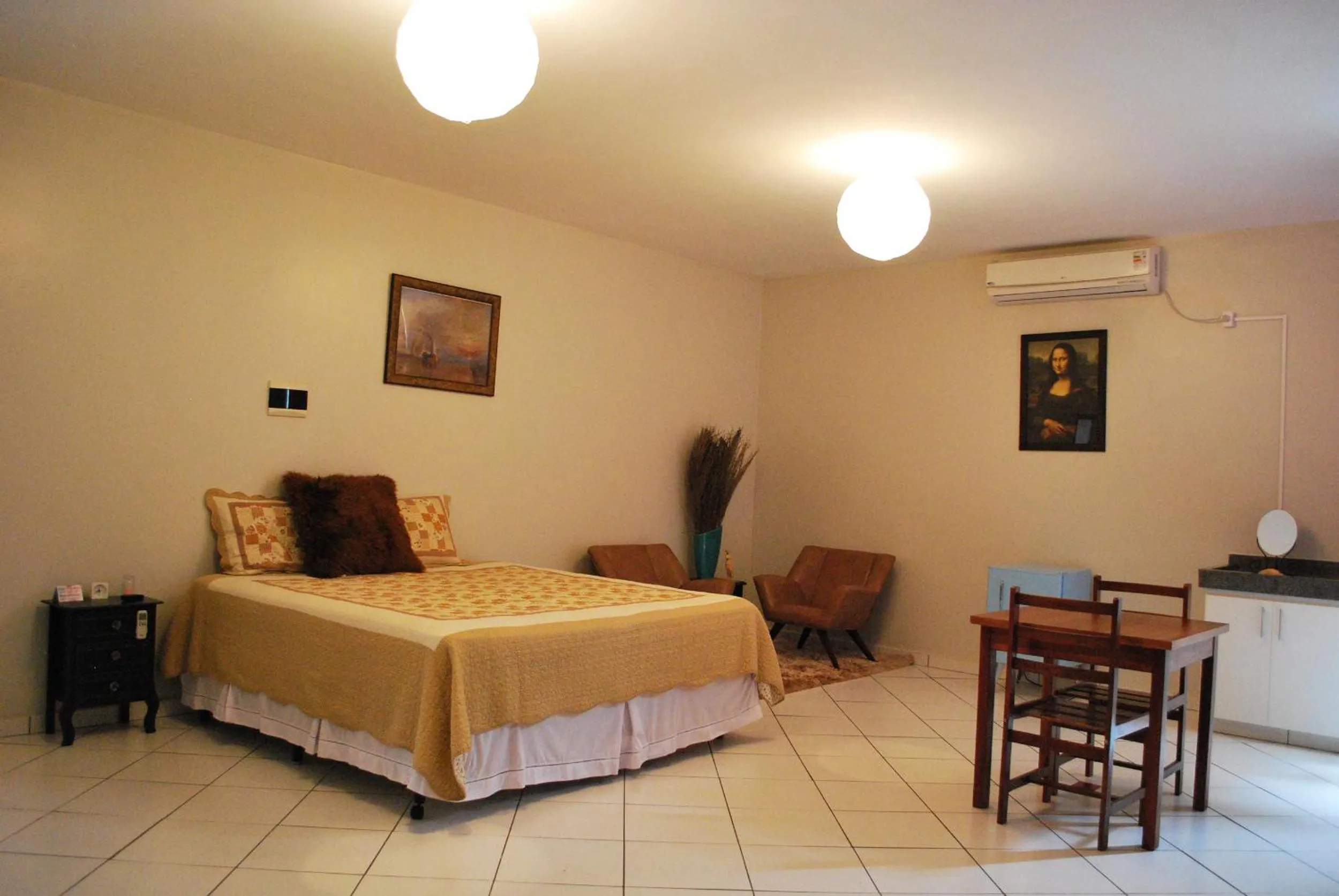 Bed in Pousada Beira Rio