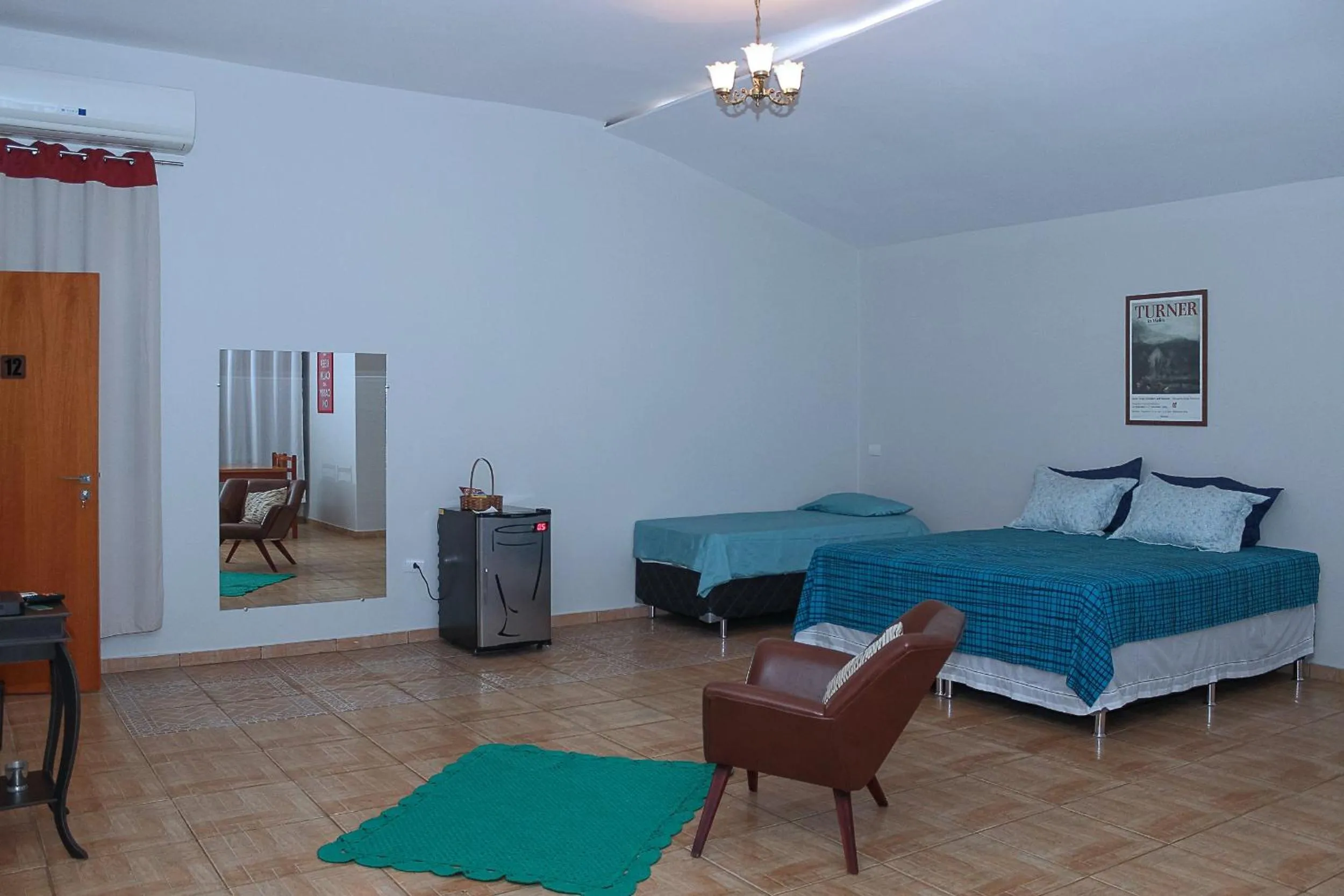 Bed in Pousada Beira Rio