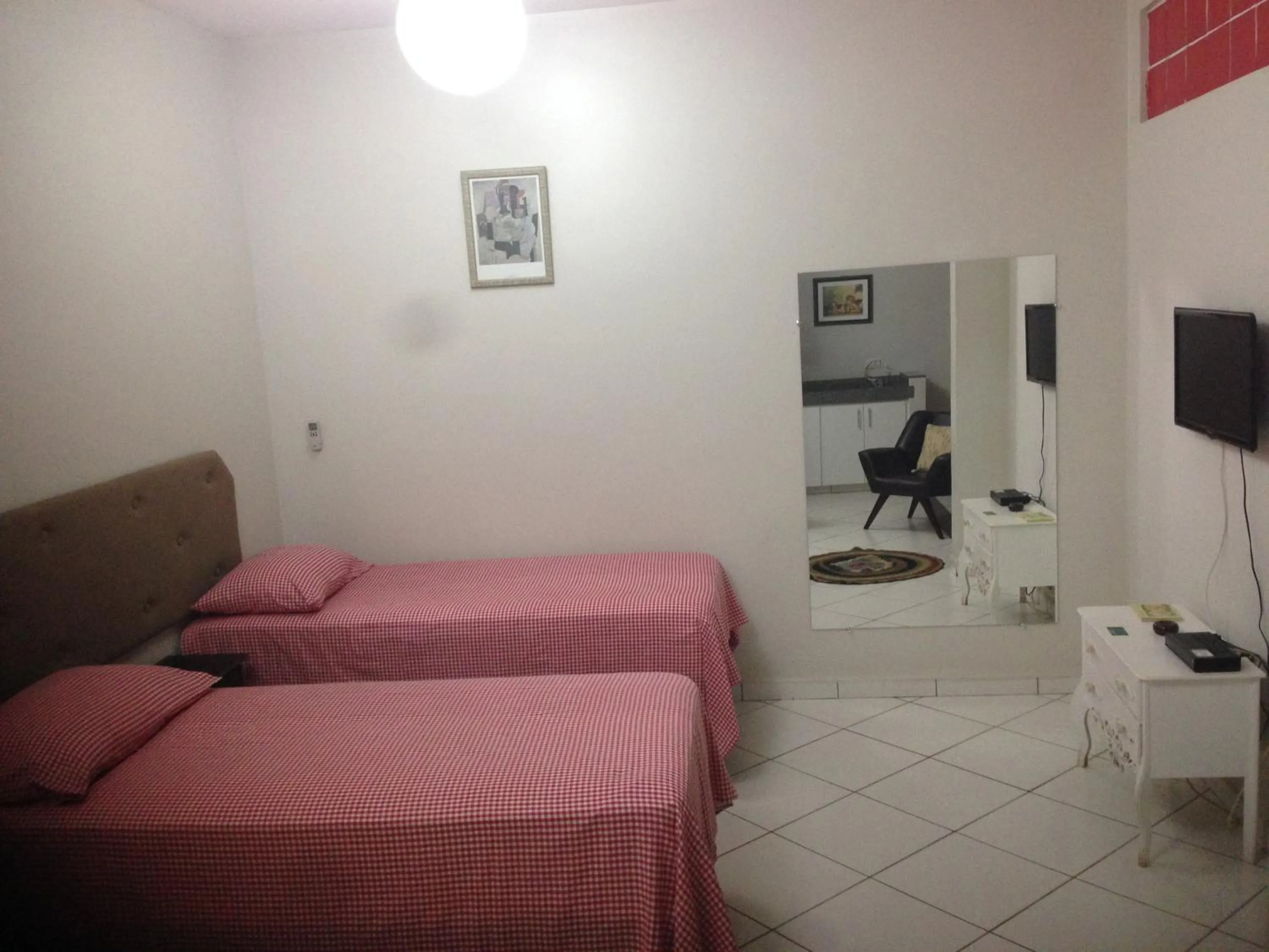 Bed in Pousada Beira Rio